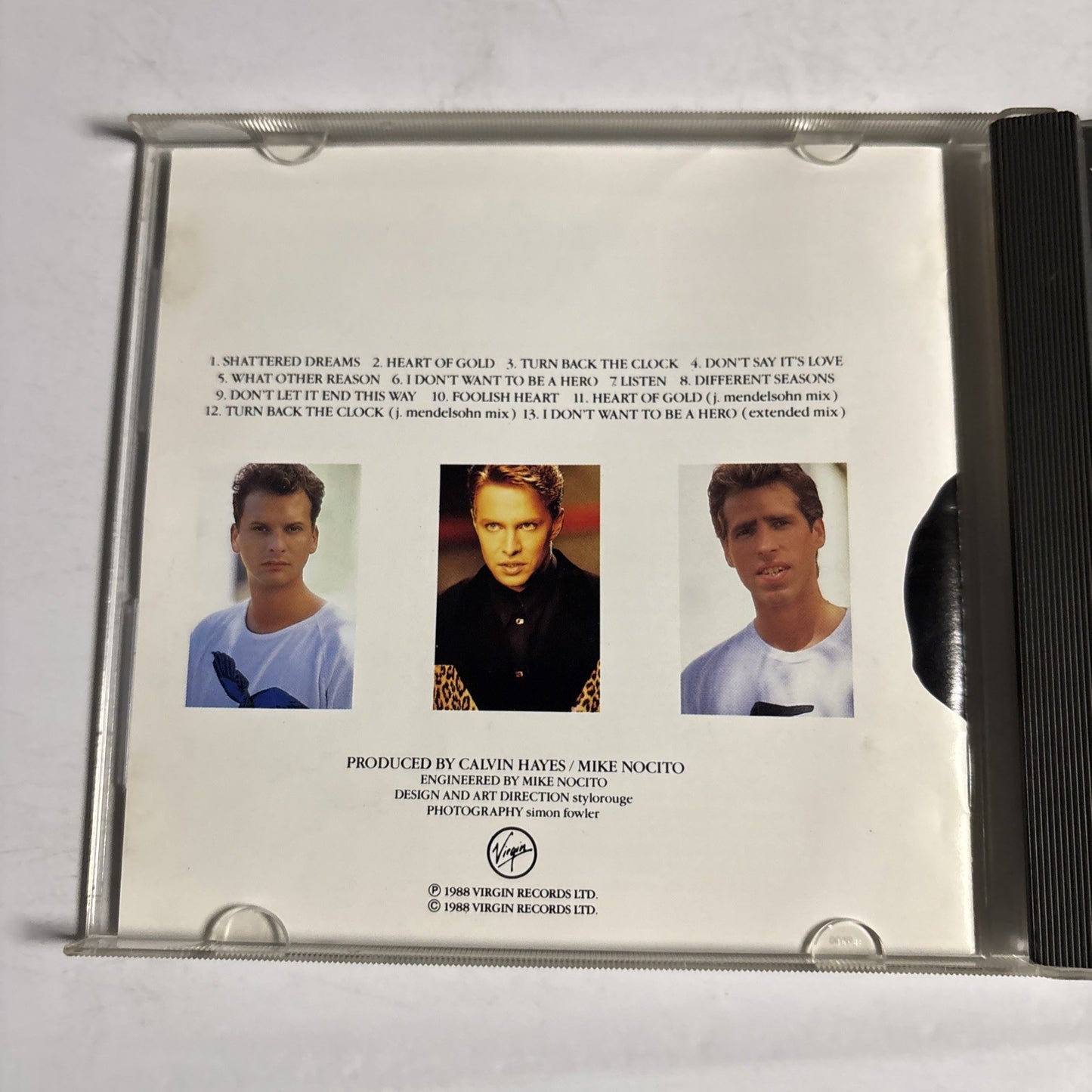 Johnny Hates Jazz – Turn Back The Clock (CD, 1988)  Japan VJD-32009