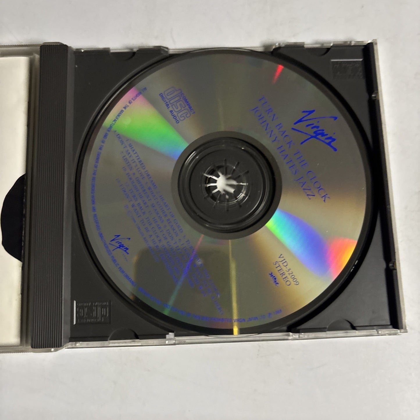 Johnny Hates Jazz – Turn Back The Clock (CD, 1988)  Japan VJD-32009