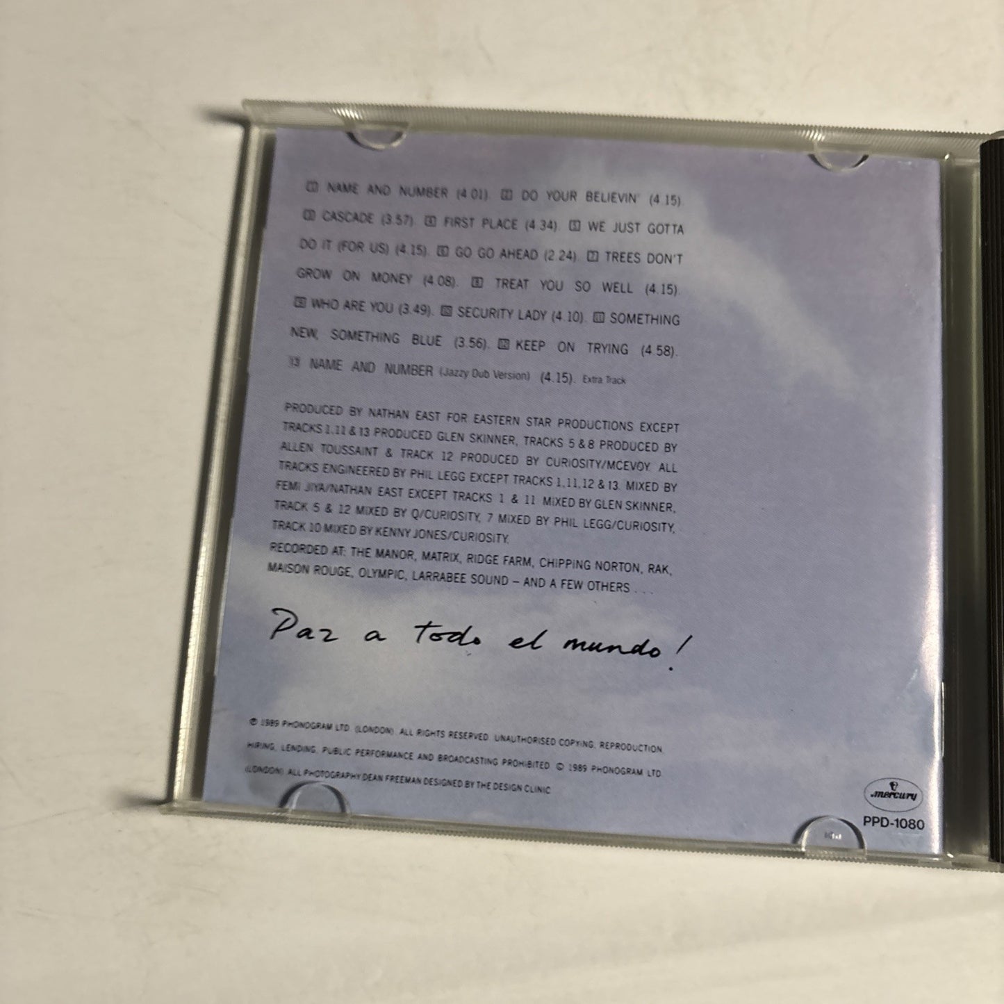 Curiosity Killed The Cat – Getahead (CD, 1989) Japan PPD-1080