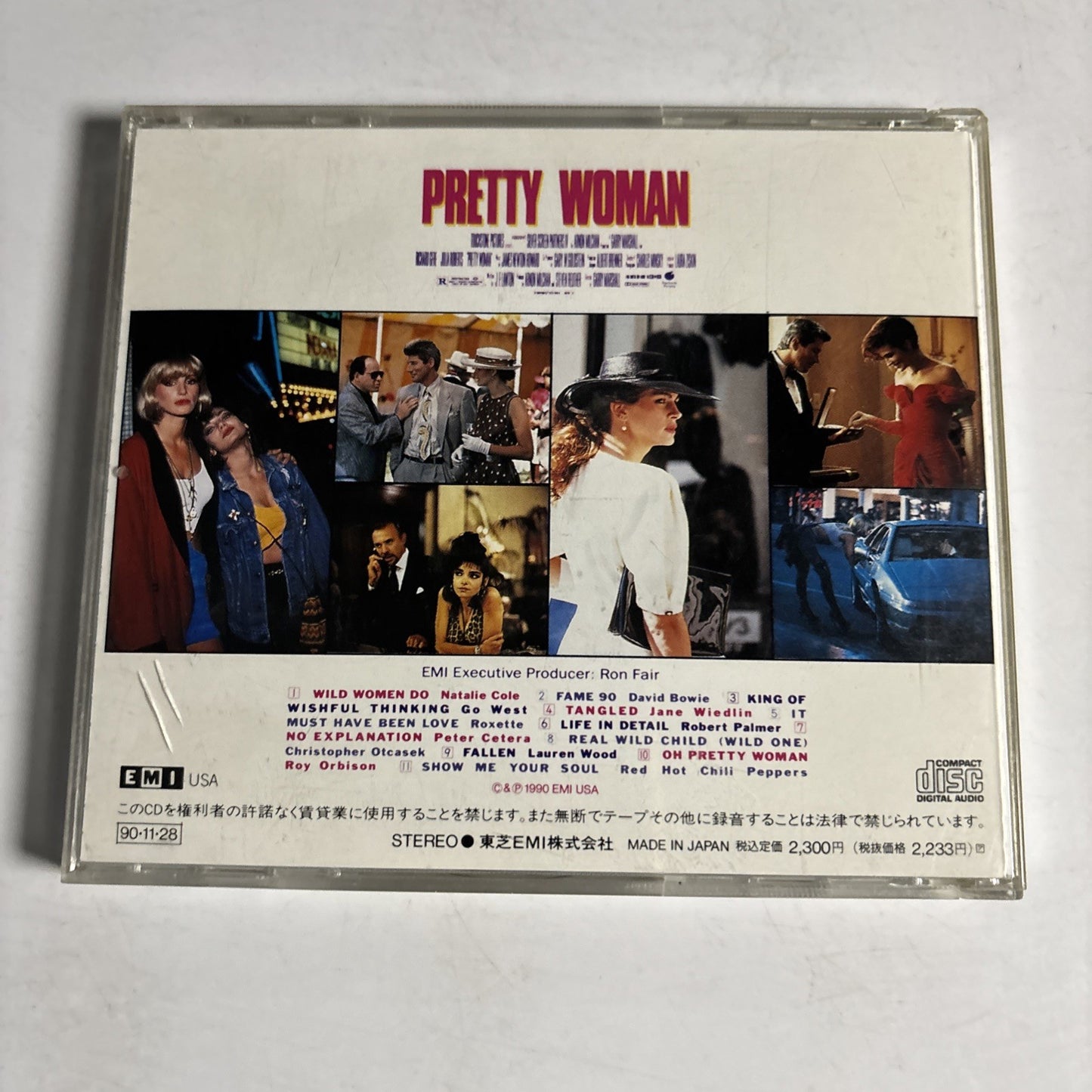 Pretty Woman (Original Motion Picture Soundtrack) (CD, 1990) Japan TOCP-6557