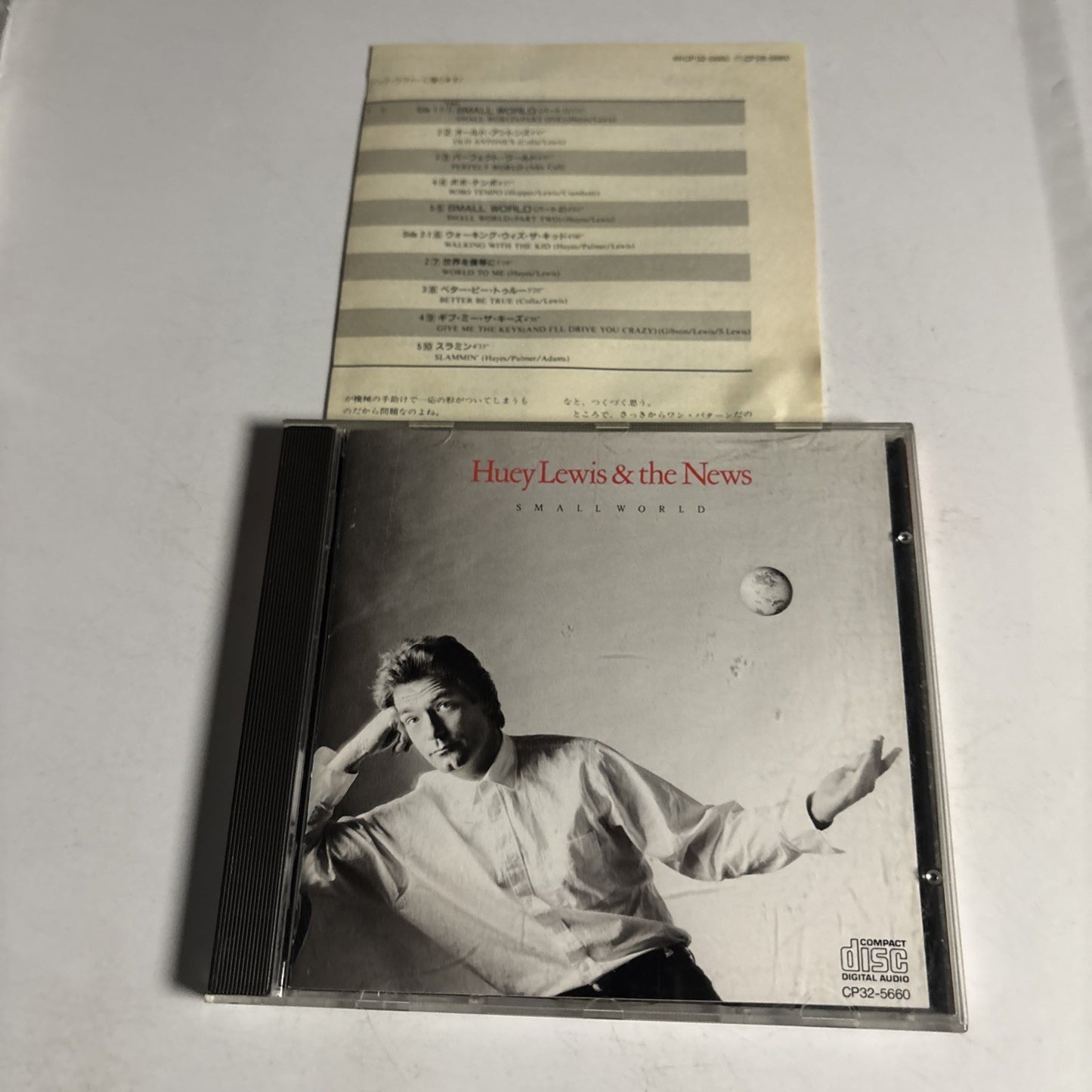Huey Lewis & The News – Small World (CD, 1988) Japan CP32-5660