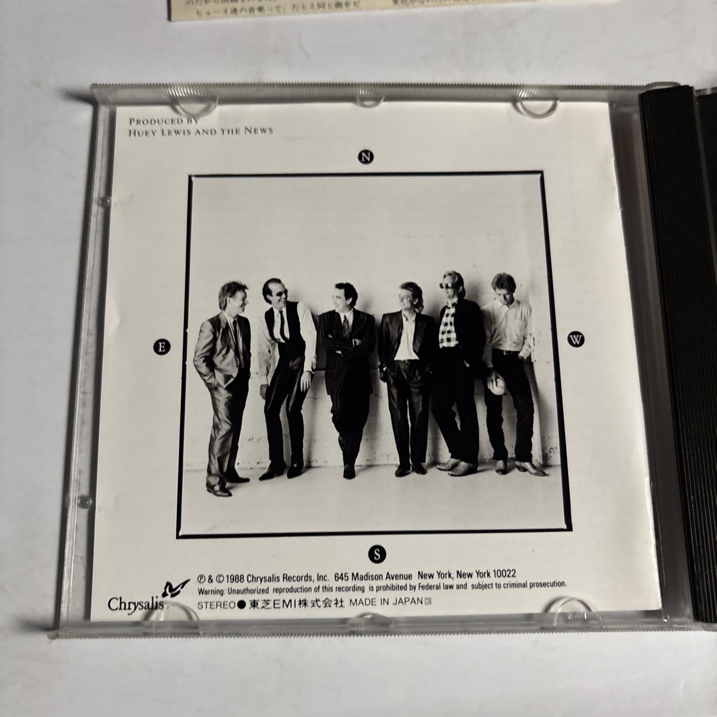 Huey Lewis & The News – Small World (CD, 1988) Japan CP32-5660