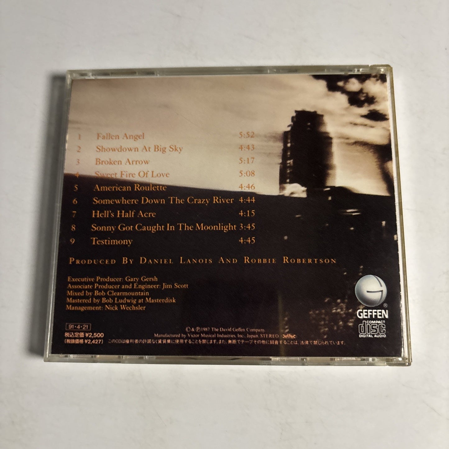 Robbie Robertson – Robbie Robertson (CD, 1991) Japan MVCG-26
