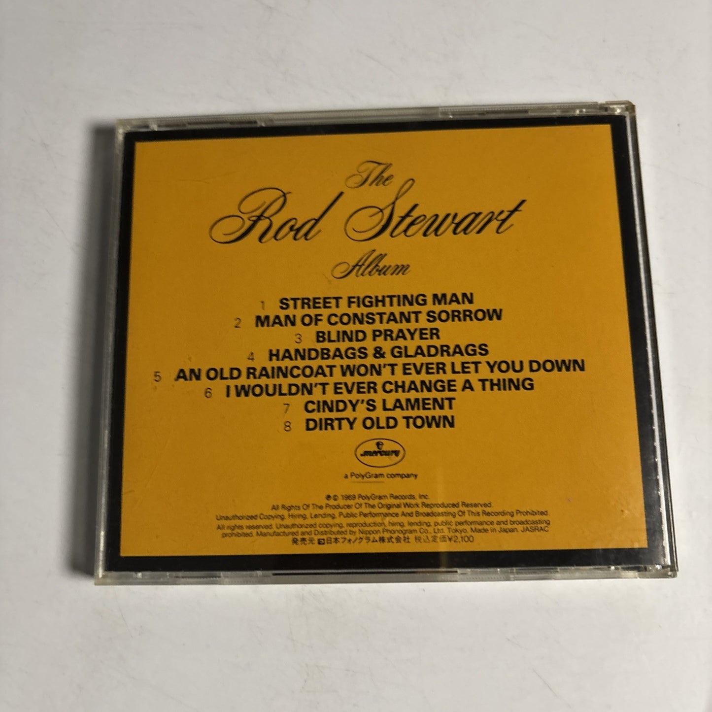 Rod Stewart – The Rod Stewart Album (CD, 1989) Japan PPD-3032