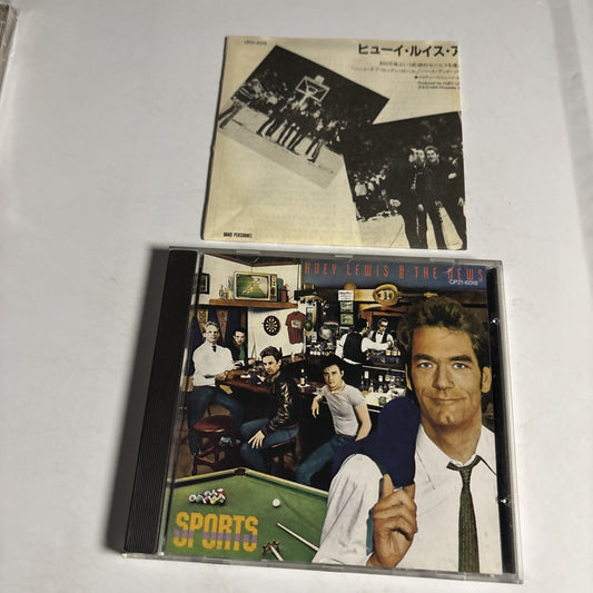 Huey Lewis & The News – Sports (CD, 1989) Japan CP21-6018
