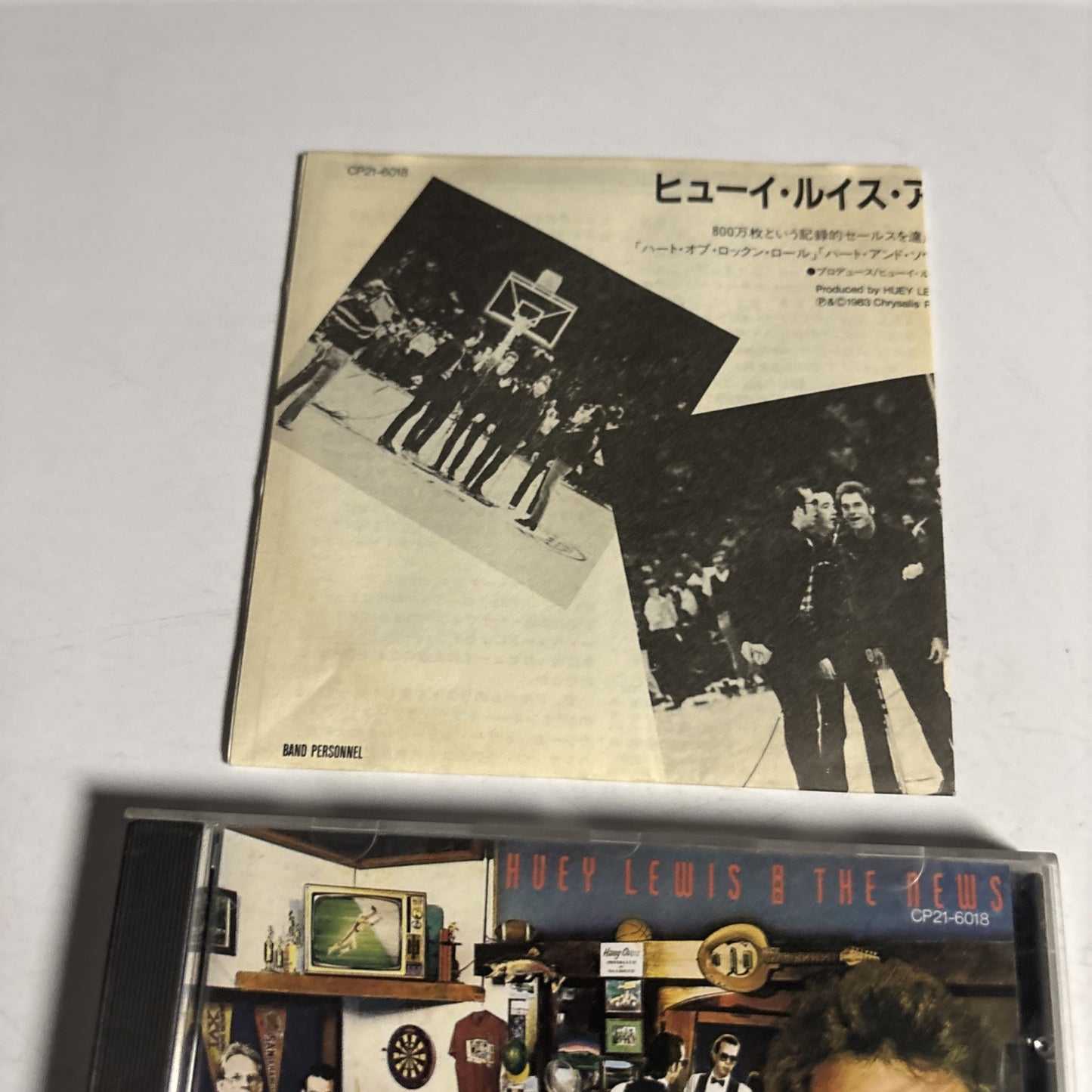 Huey Lewis & The News – Sports (CD, 1989) Japan CP21-6018