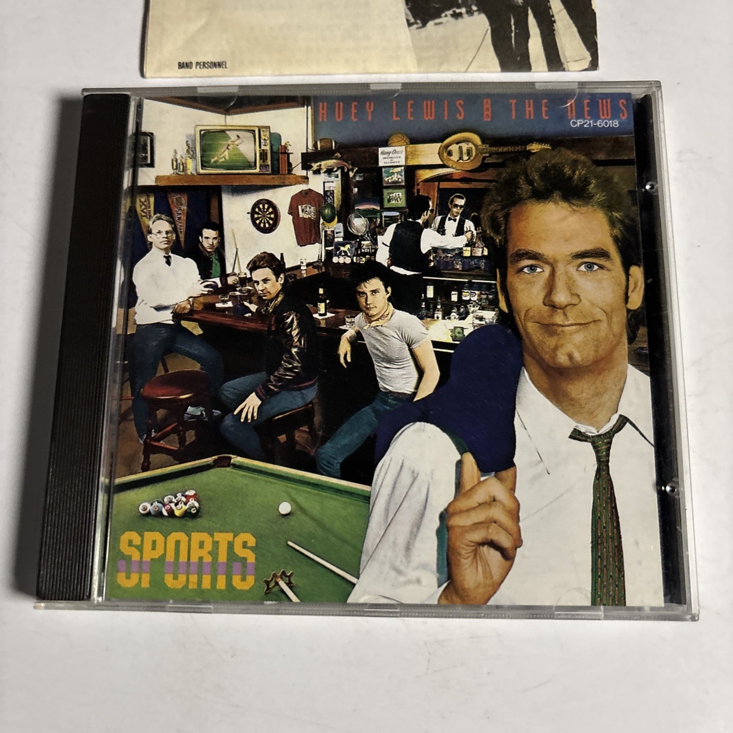 Huey Lewis & The News – Sports (CD, 1989) Japan CP21-6018