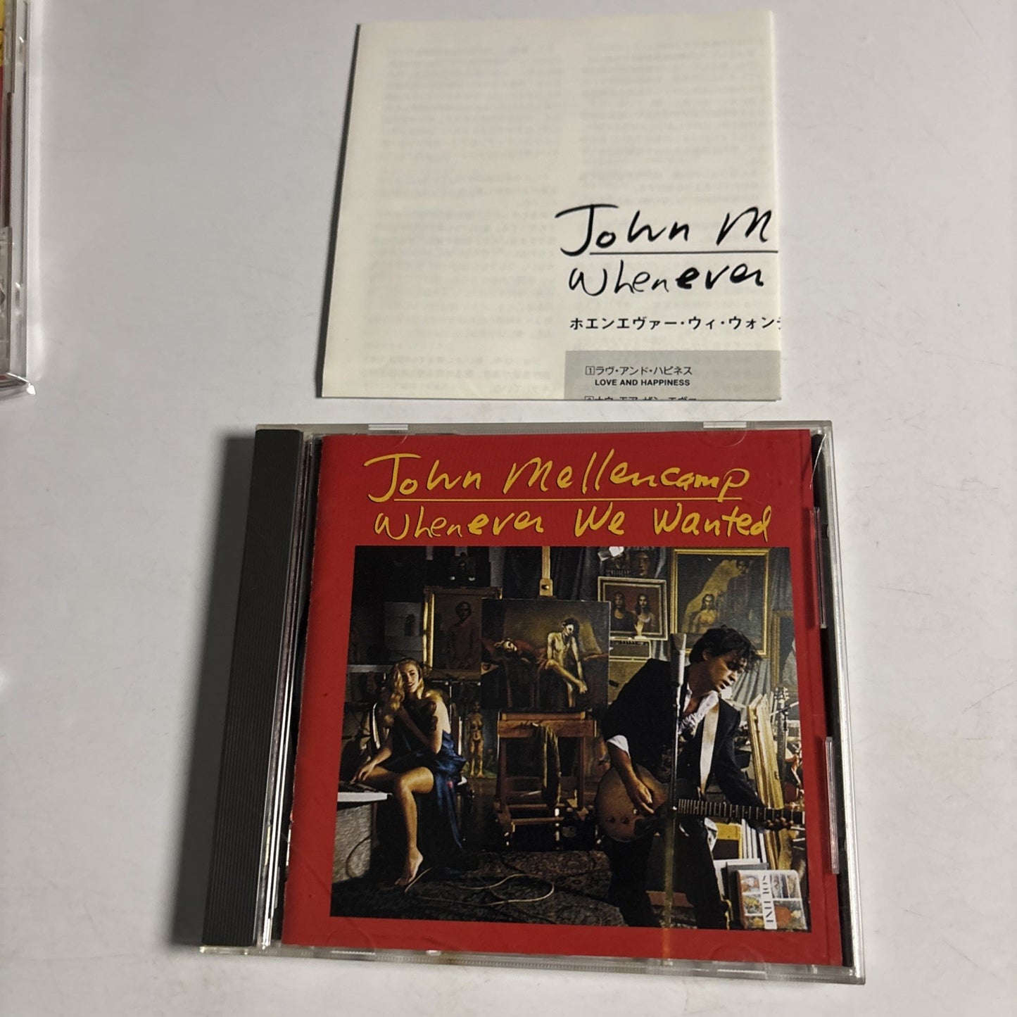 John Cougar Mellencamp – Whenever We Wanted (CD, 1991) Japan PHCR-1131