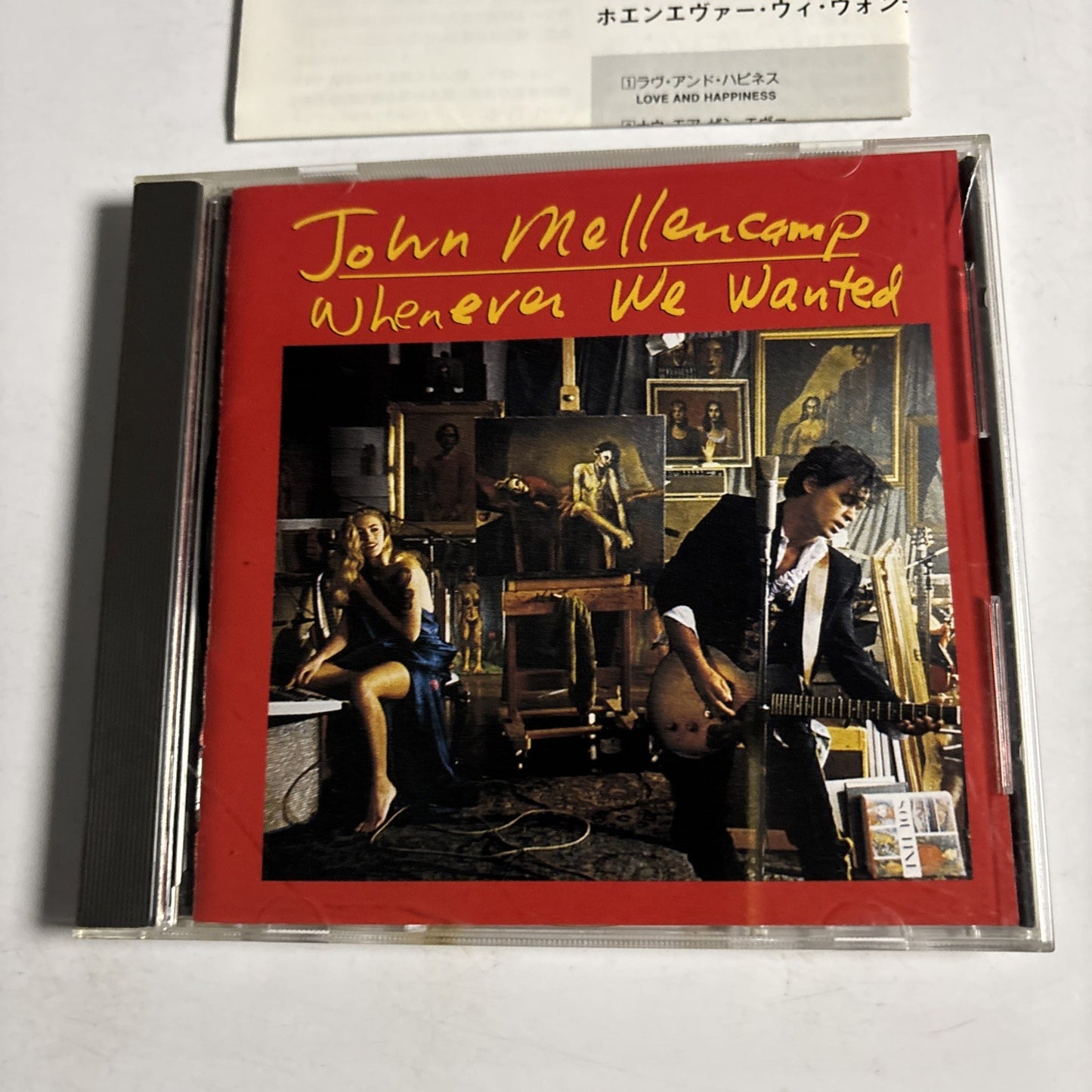 John Cougar Mellencamp – Whenever We Wanted (CD, 1991) Japan PHCR-1131
