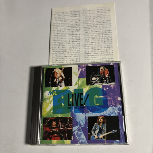 Mr. Big – Live! Raw Like Sushi (CD, 1990) Japan AMCY-159