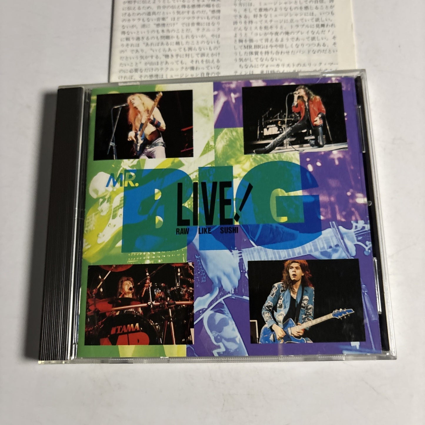 Mr. Big – Live! Raw Like Sushi (CD, 1990) Japan AMCY-159