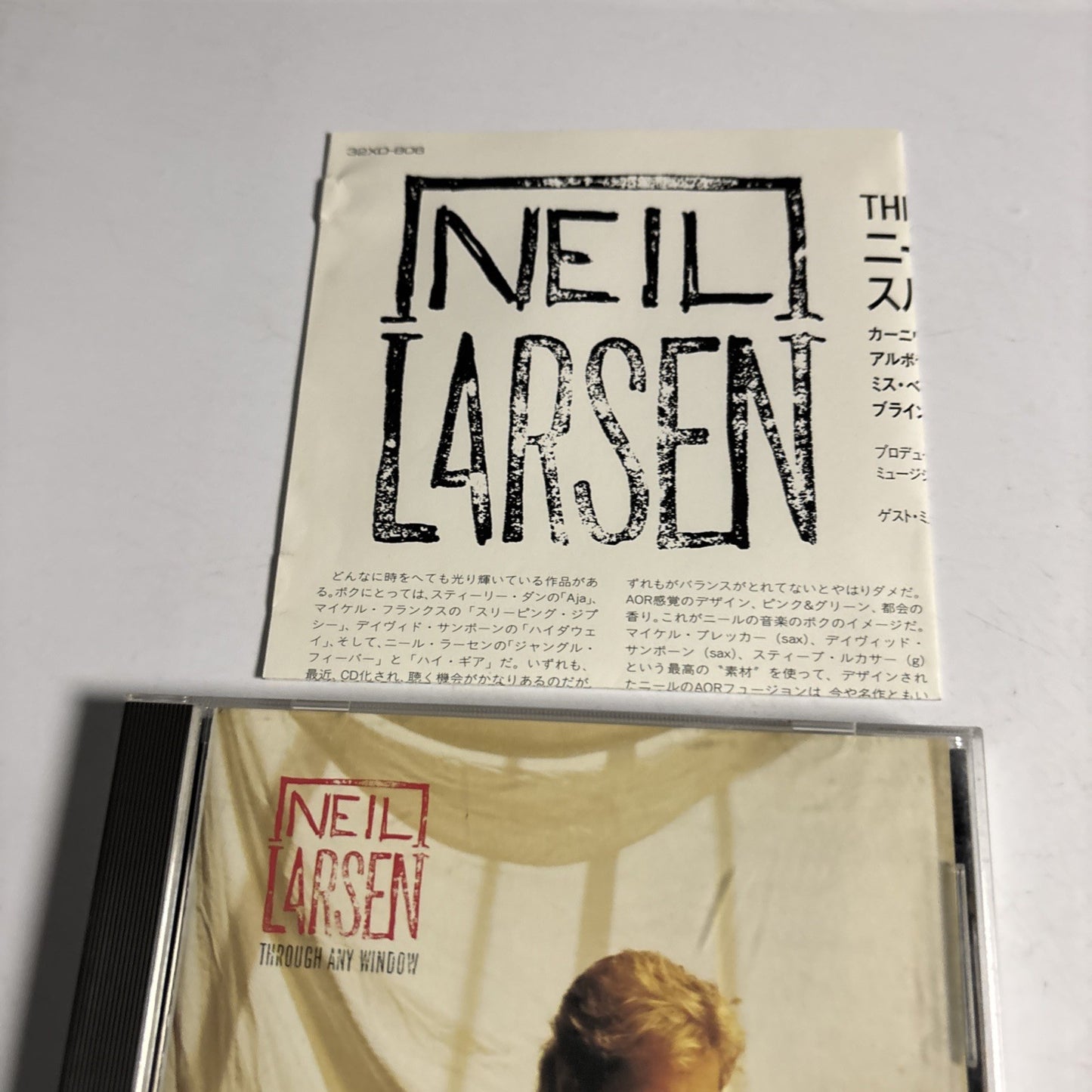 Neil Larsen – Through Any Window (CD, 1987) Japan 32XD-806