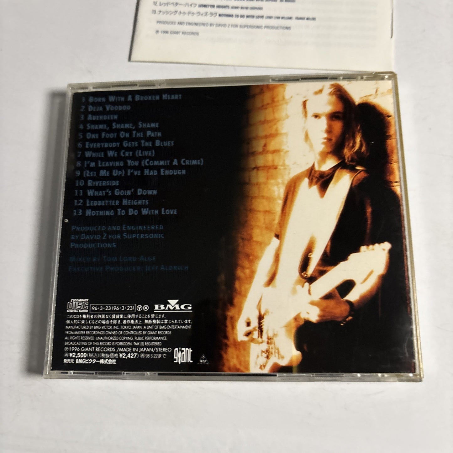 Kenny Wayne Shepherd – Ledbetter Heights (CD, 1996) Japan BVCG-648