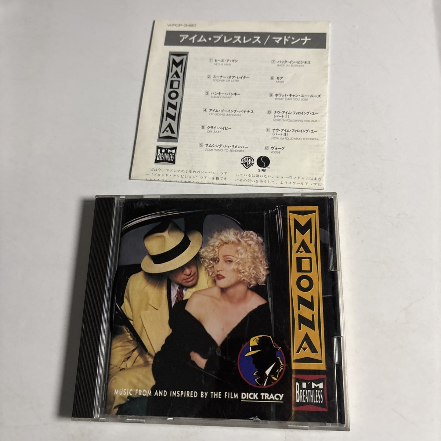 Madonna – I'm Breathless Music From And Inspired By The Film Dick Tracy CD Japan