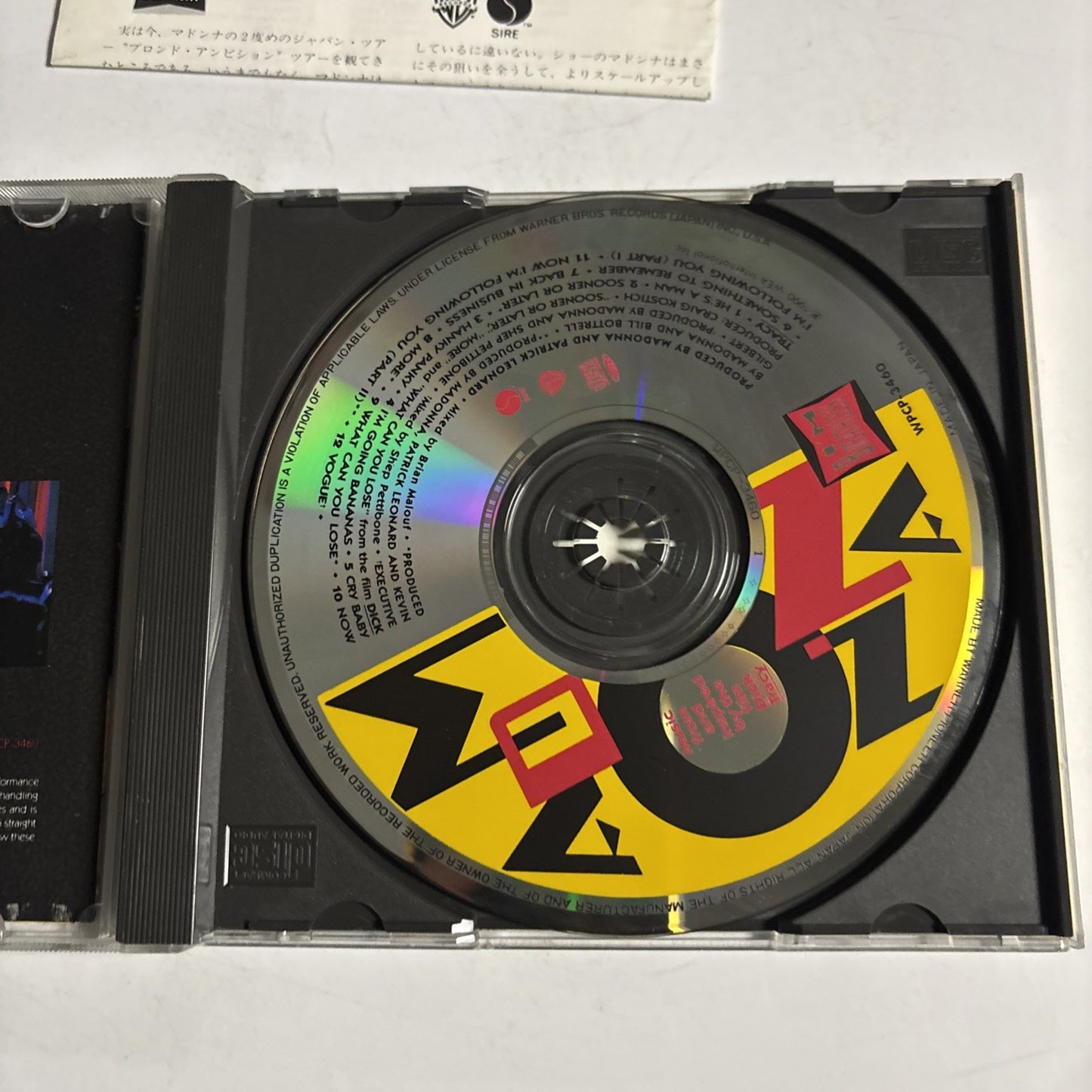 Madonna – I'm Breathless Music From And Inspired By The Film Dick Tracy CD Japan