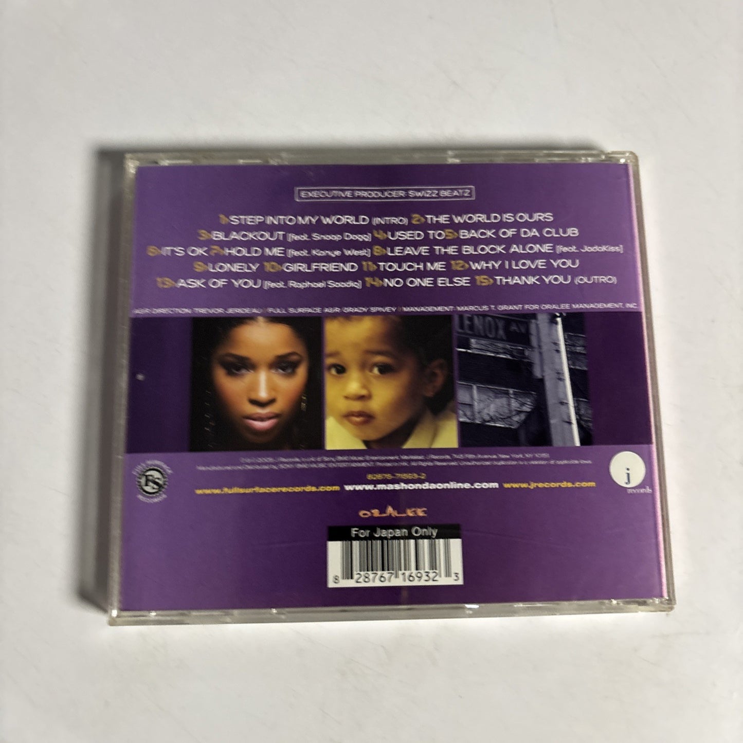 Mashonda – January Joy (CD, 2005) Hong Kong 82876-71693-2
