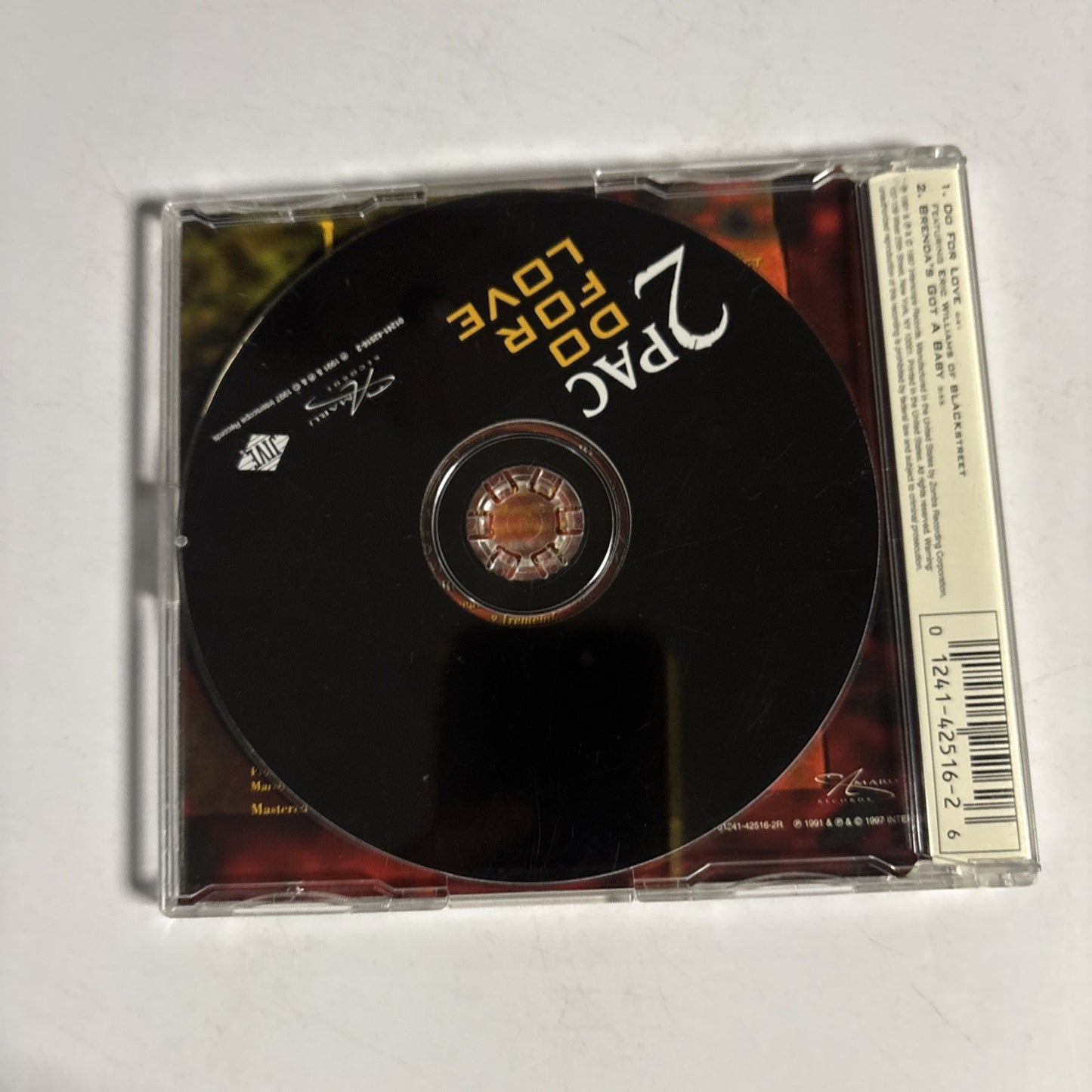 2Pac – Do For Love (CD, 1997) US 01241-42516-2R