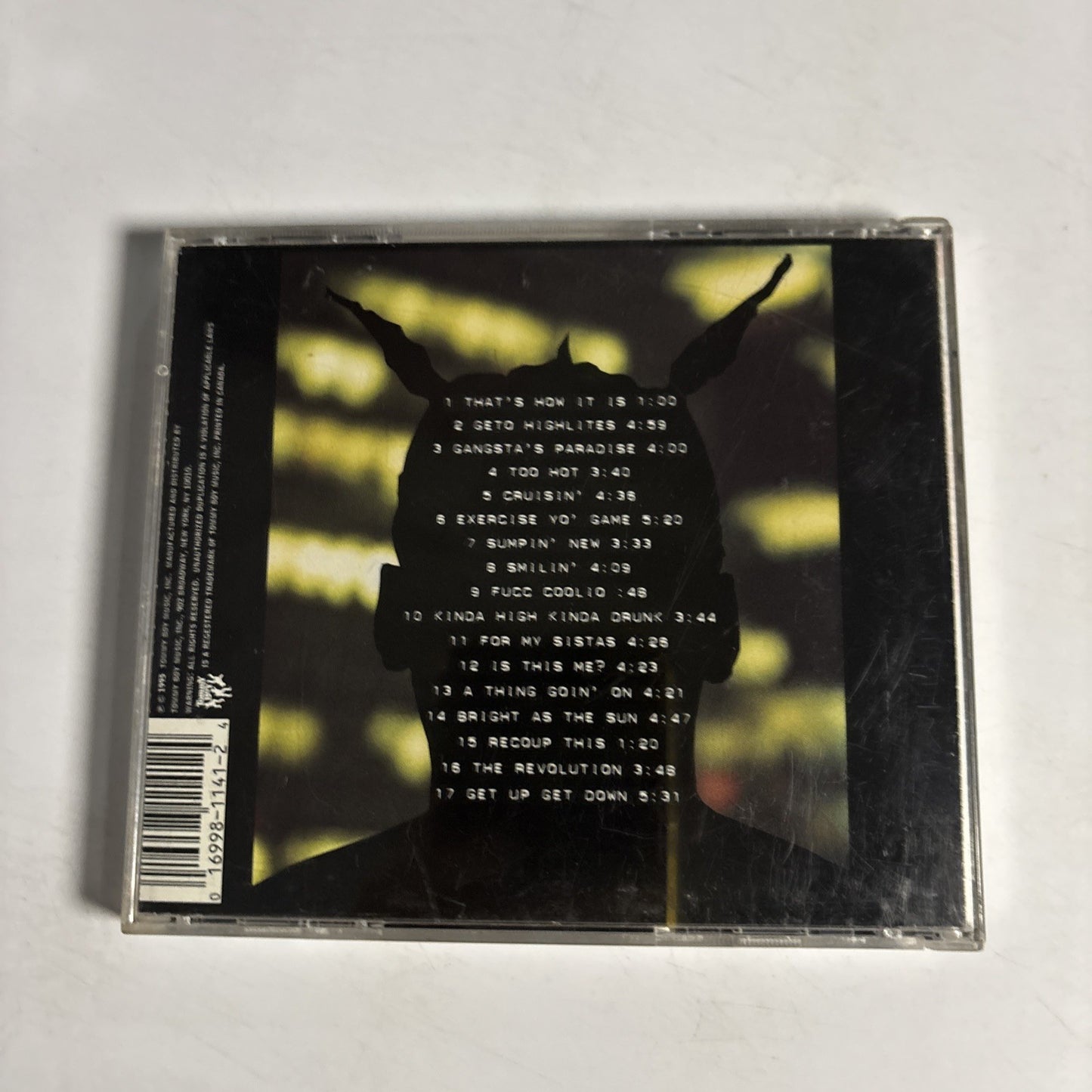 Coolio – Gangsta's Paradise (CD, 1995)  USA & Canada TBCD 1141