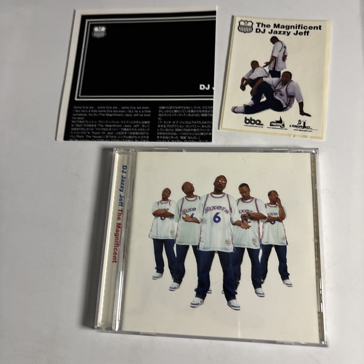 DJ Jazzy Jeff – The Magnificent (CD, 2002) France Sticker RR008CD