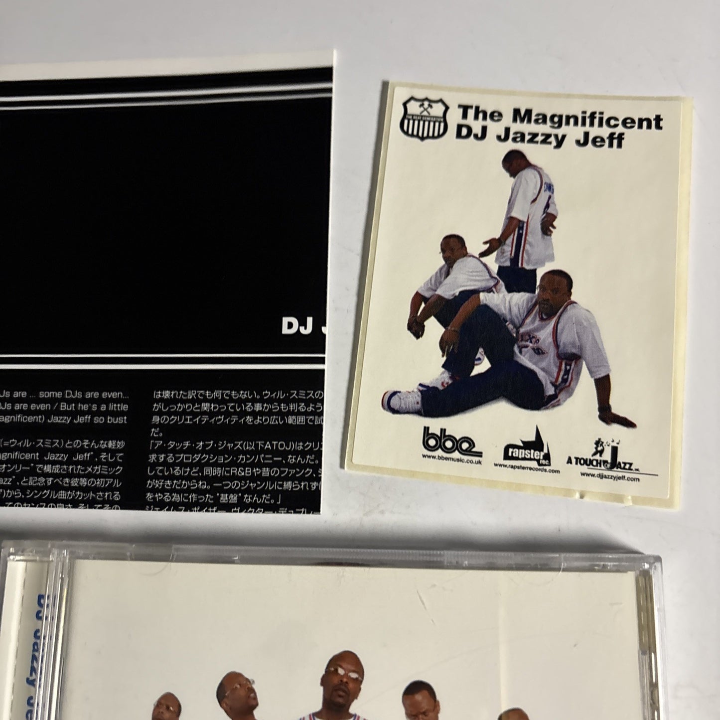 DJ Jazzy Jeff – The Magnificent (CD, 2002) France Sticker RR008CD