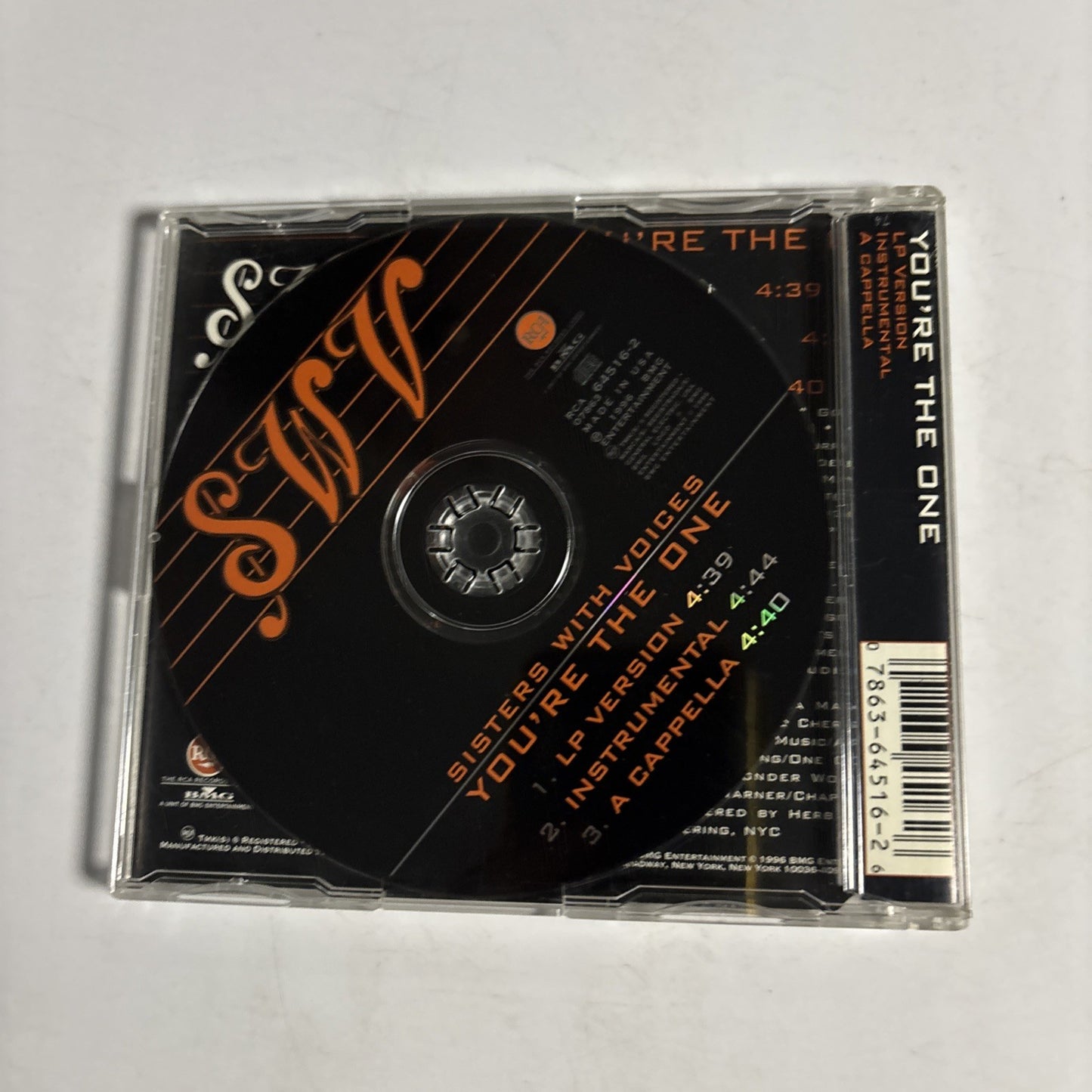 SWV – You're The One (CD, 1996) US 07863 64516-2