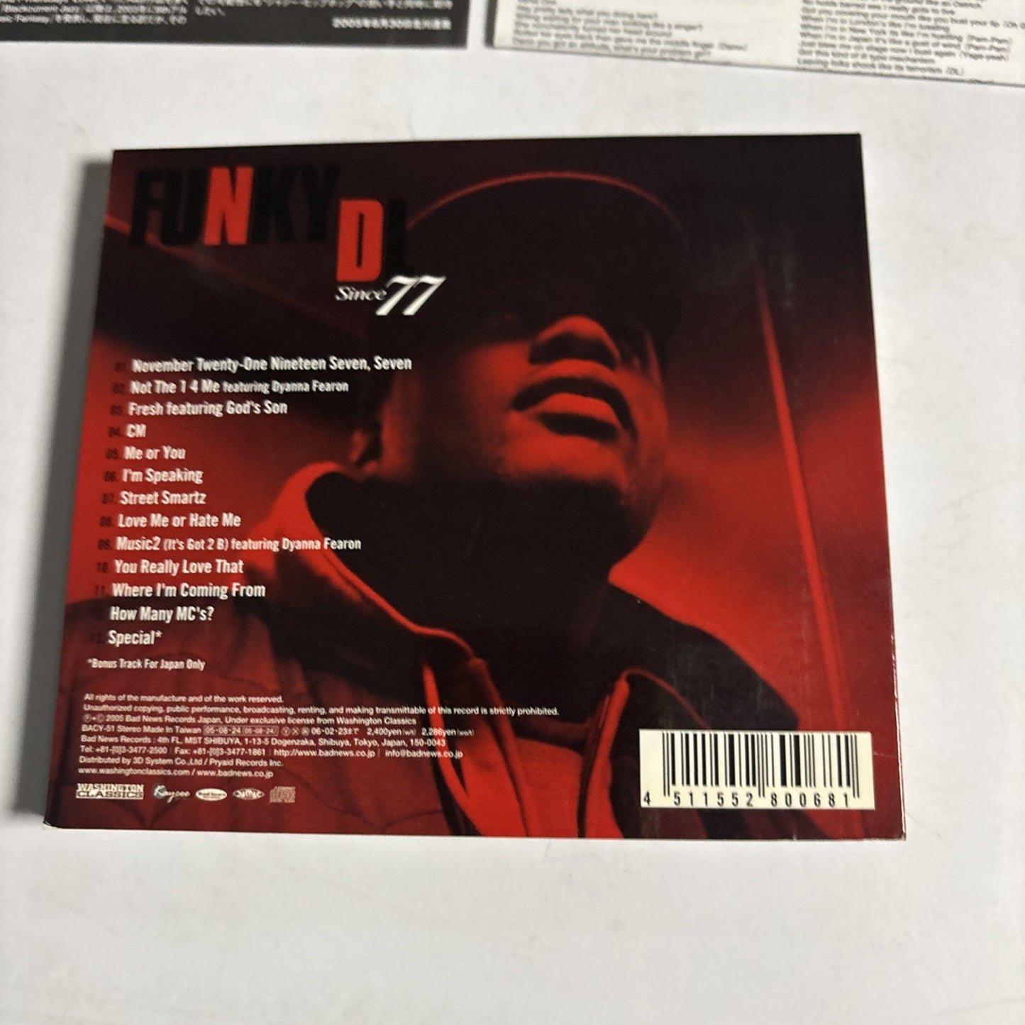 Funky DL – Since 77 (CD, 2005) Japan BACY-51