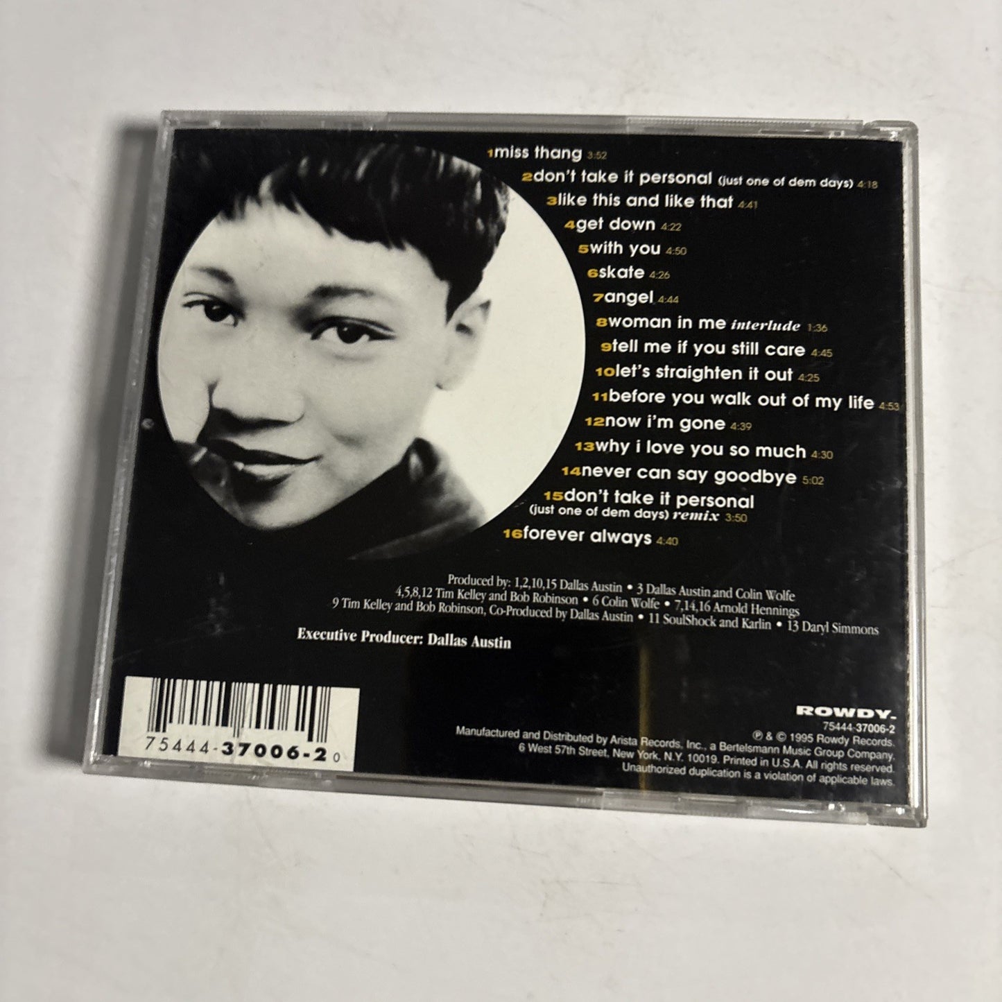 Monica – Miss Thang (CD, 1995)  US 75444-37006-2