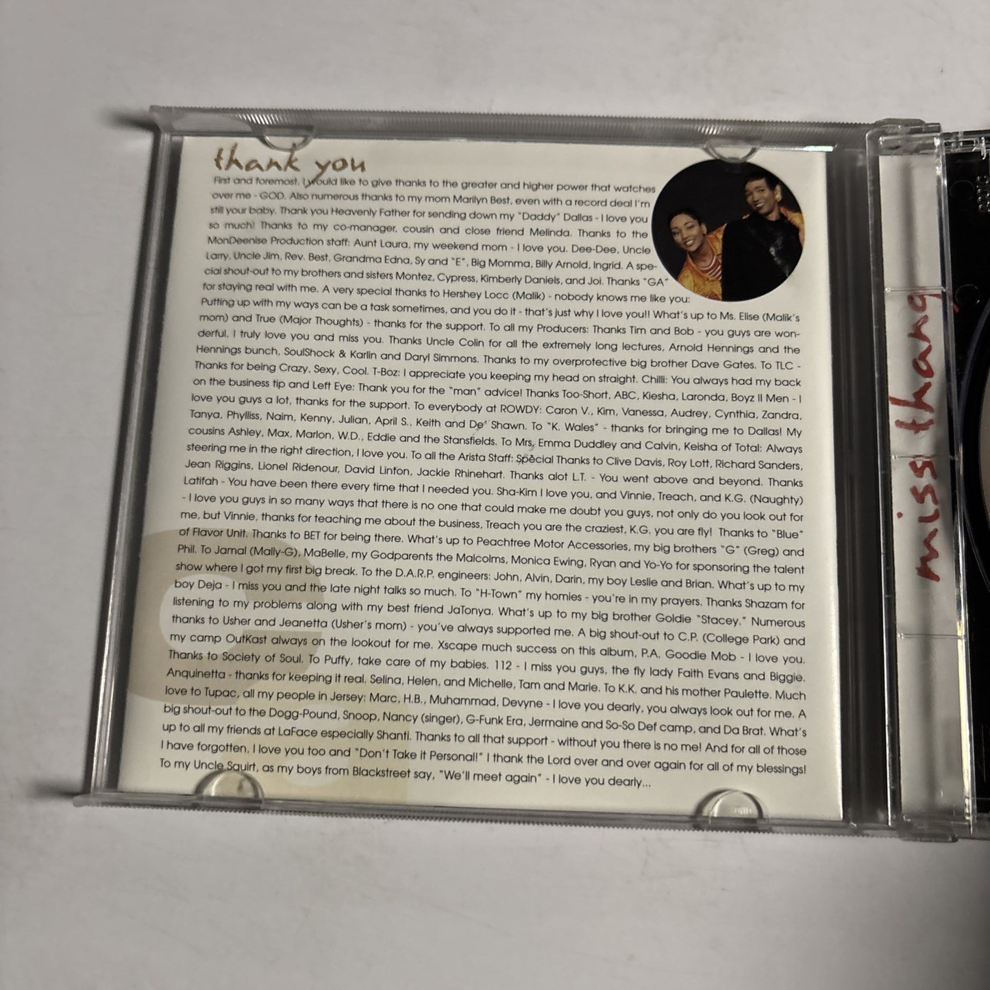 Monica – Miss Thang (CD, 1995)  US 75444-37006-2