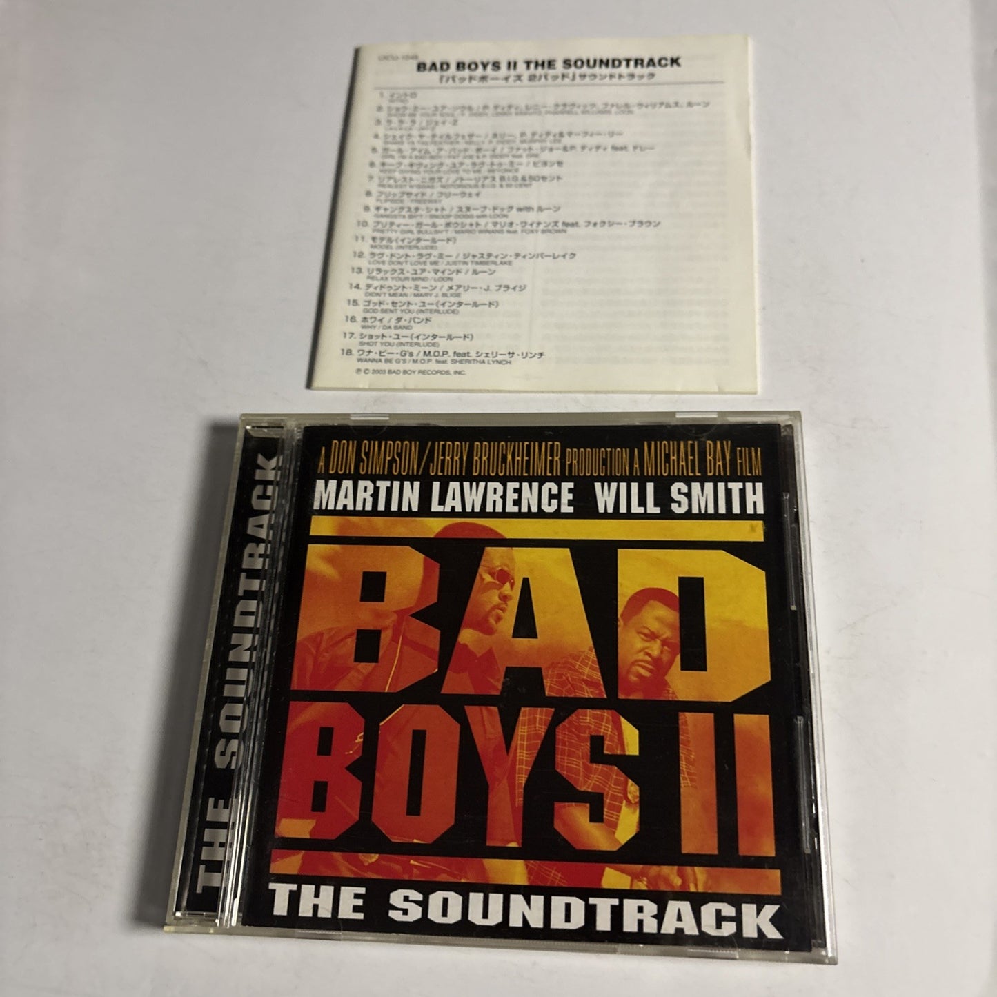 Various – Bad Boys II - The Soundtrack (CD, 2003) Japan UICU-1048