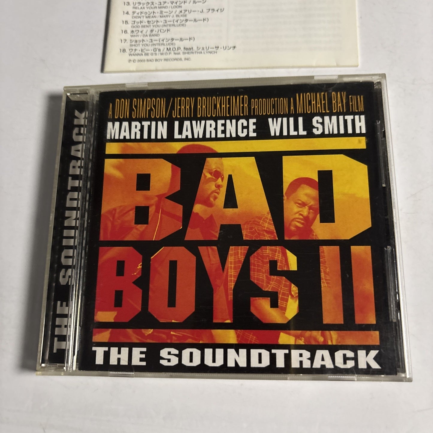 Various – Bad Boys II - The Soundtrack (CD, 2003) Japan UICU-1048