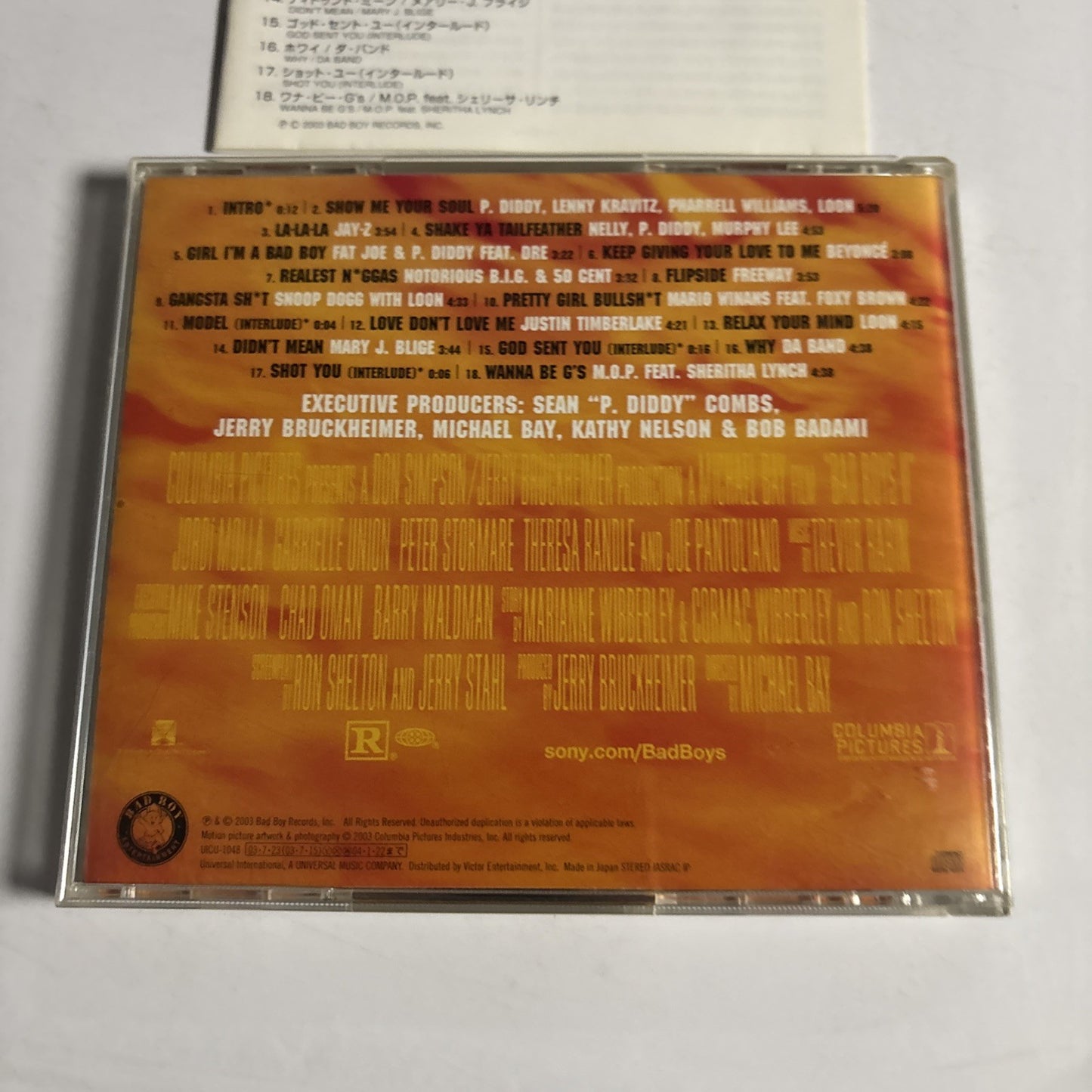 Various – Bad Boys II - The Soundtrack (CD, 2003) Japan UICU-1048