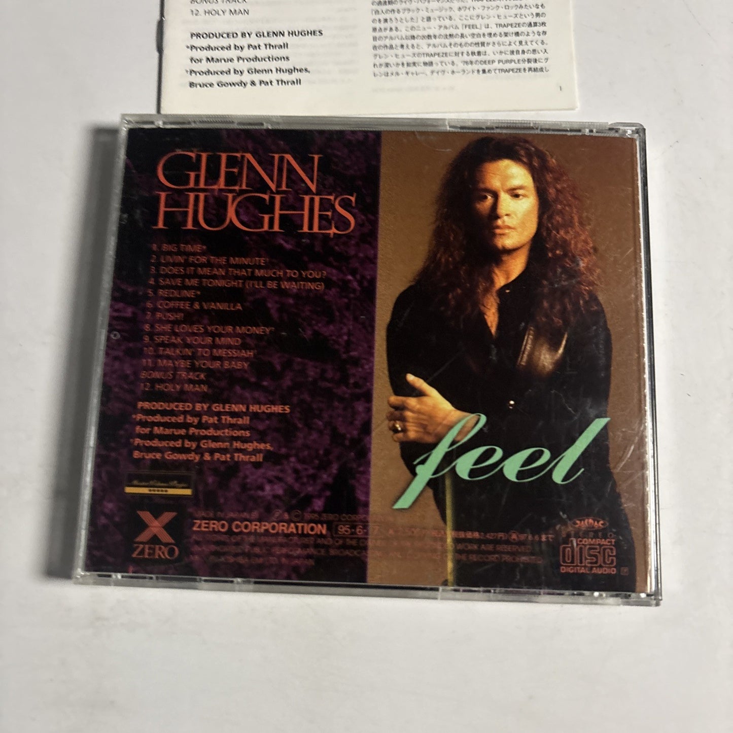 Glenn Hughes, Glenn Hughes – Feel  (CD, 1995) Japan XRCN-1243
