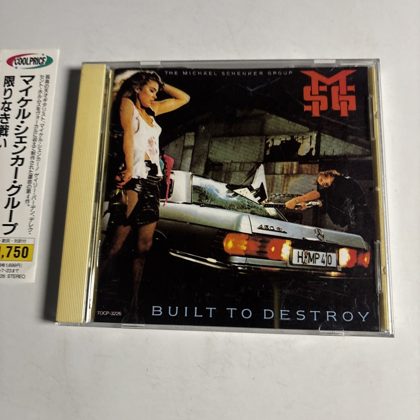 The Michael Schenker Group – Built To Destroy (CD, 1996) Japan obi TOCP-3226