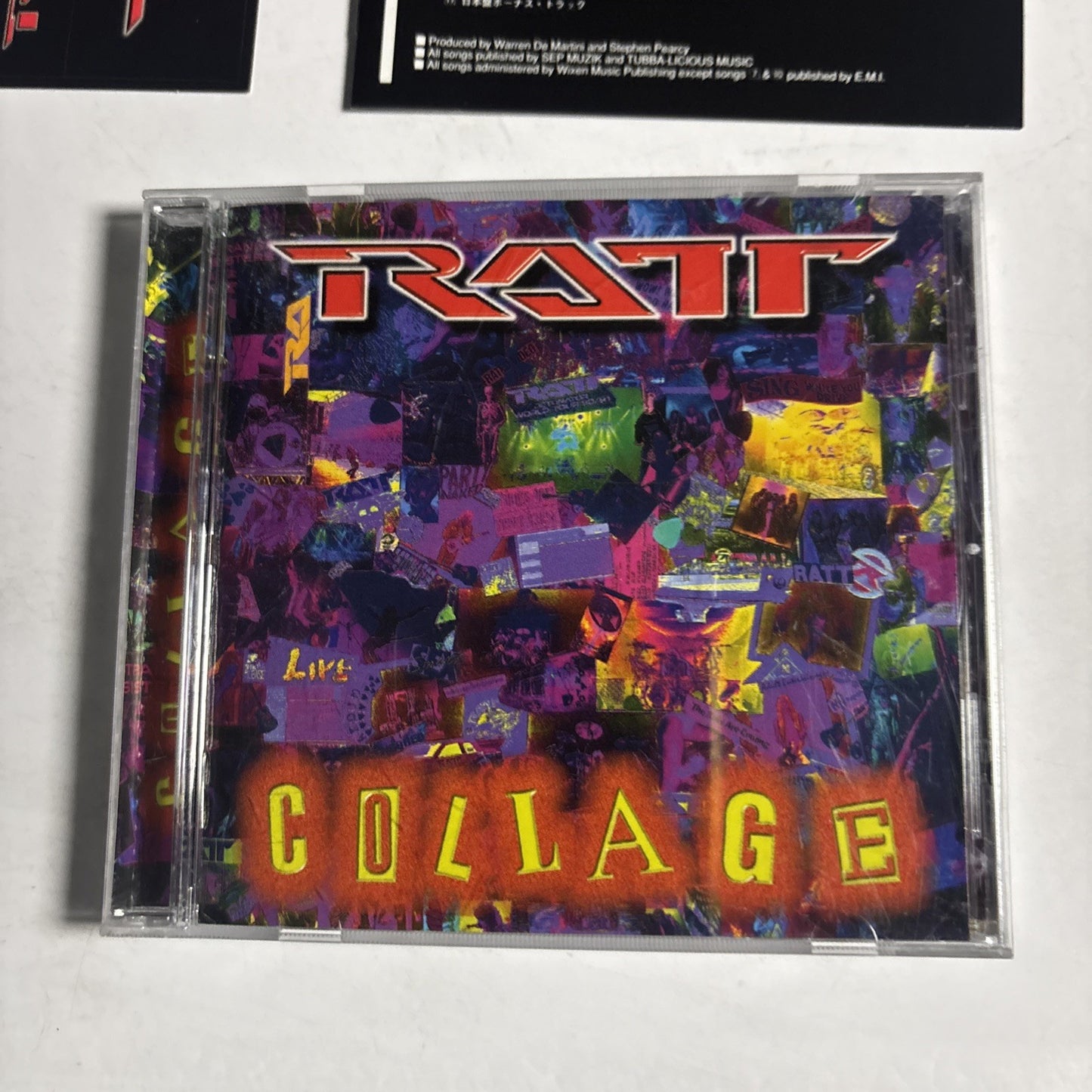 Ratt – Collage (CD, 1997) Japan sticker VICP-60050