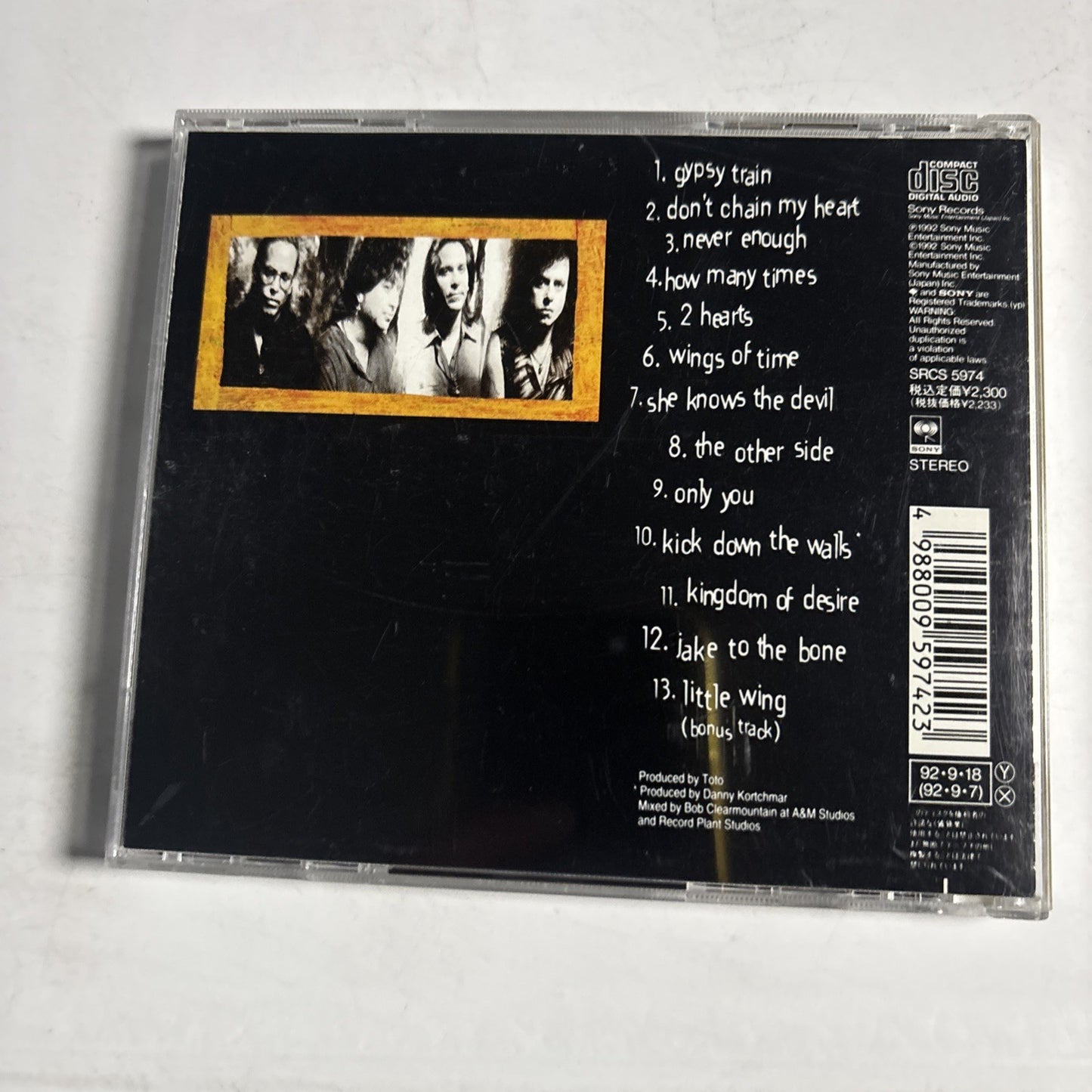 Toto – Kingdom Of Desire (CD, 1992) Japan SRCS 5974