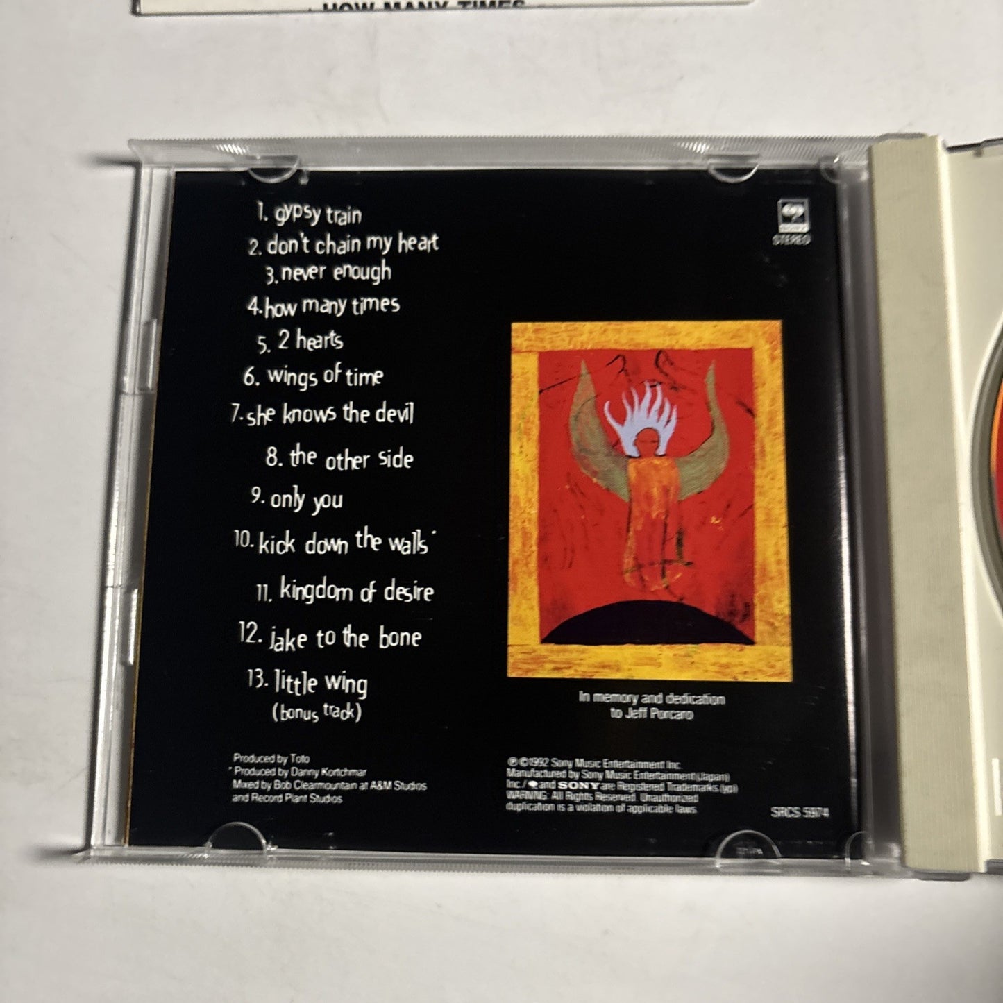 Toto – Kingdom Of Desire (CD, 1992) Japan SRCS 5974