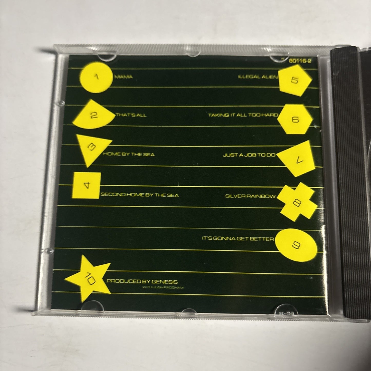 Genesis – Genesis (CD, 1984) US 7 80116-2