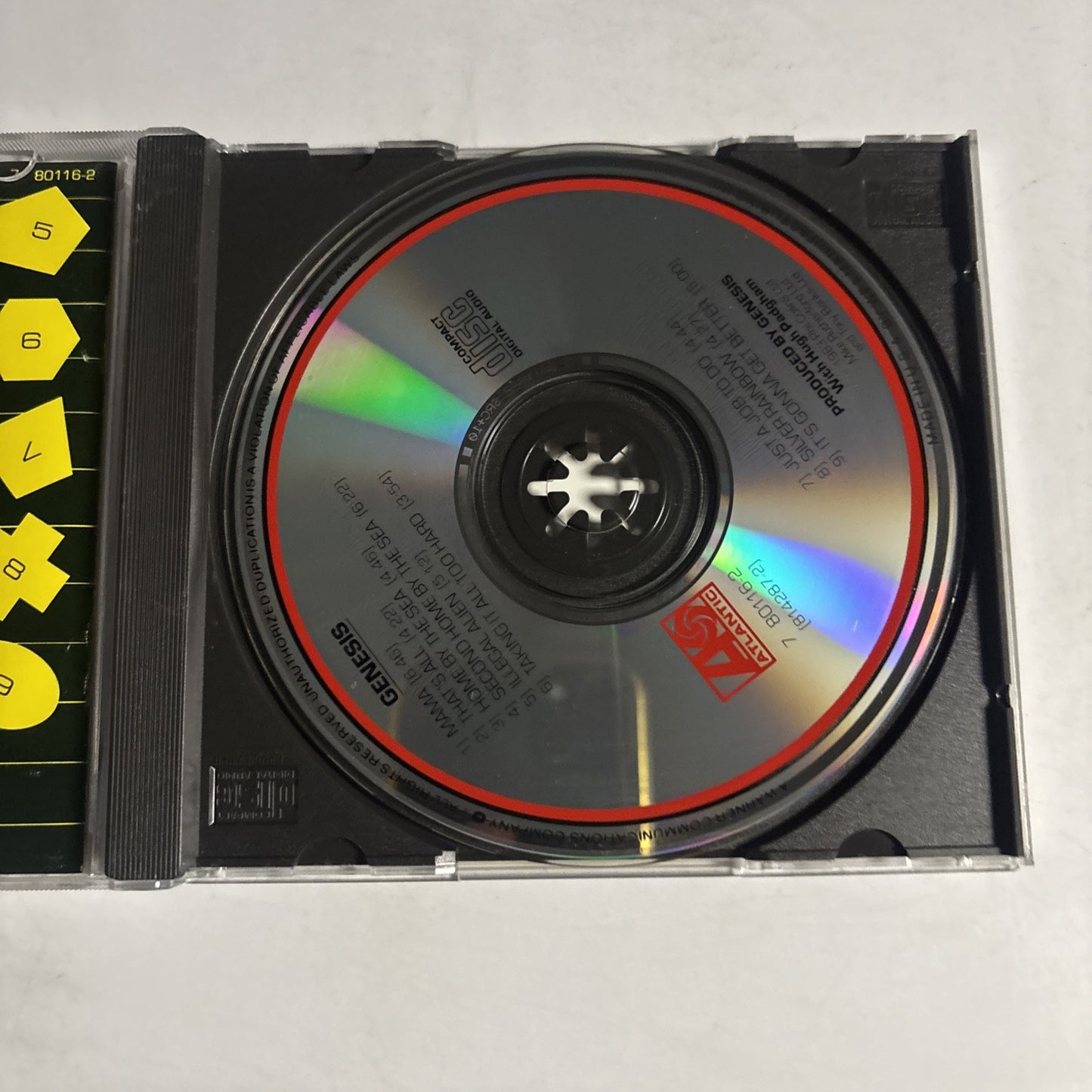 Genesis – Genesis (CD, 1984) US 7 80116-2