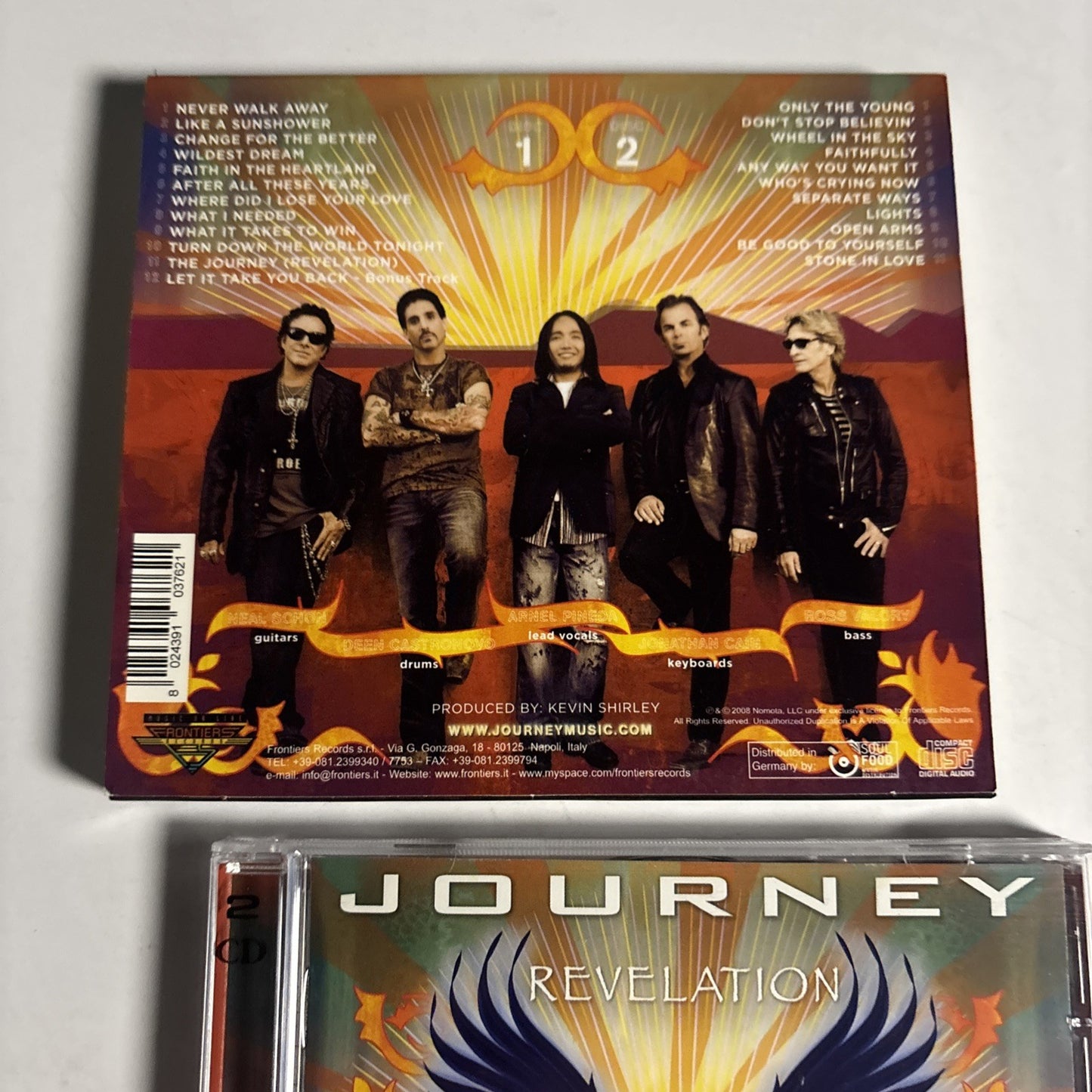 Journey – Revelation (CD, 2008) Italy FR CD 376