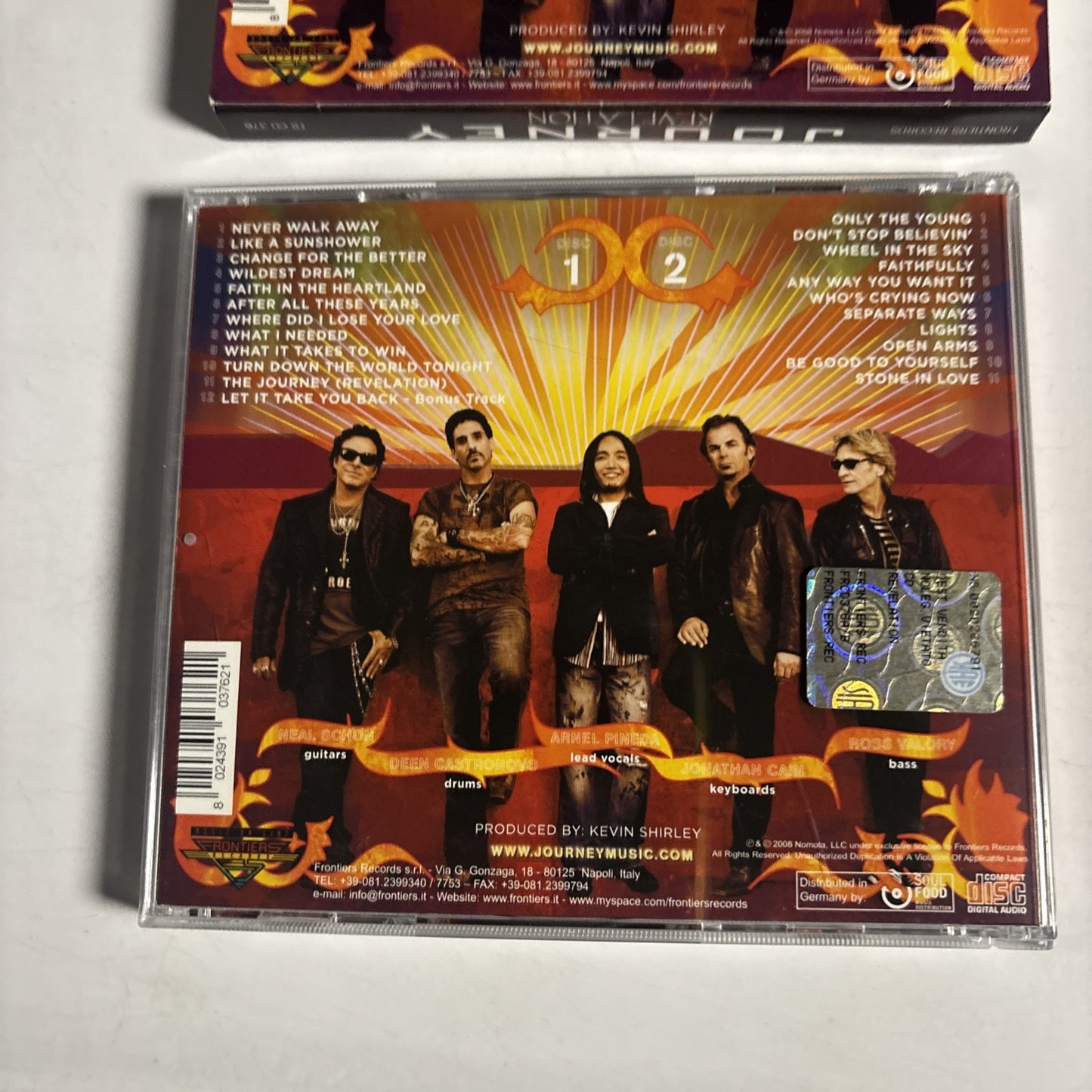 Journey – Revelation (CD, 2008) Italy FR CD 376