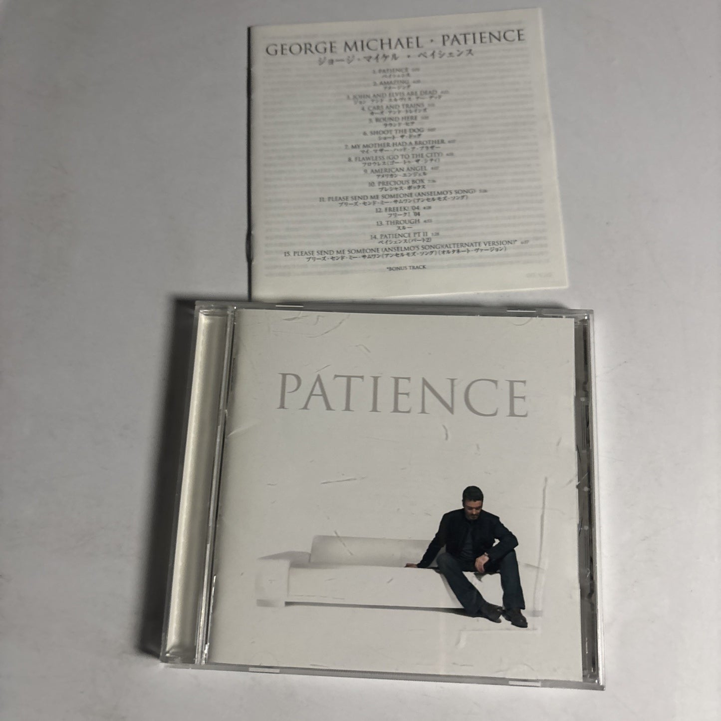George Michael – Patience  (CD, 2004) Japan Bonus Track EICP 350