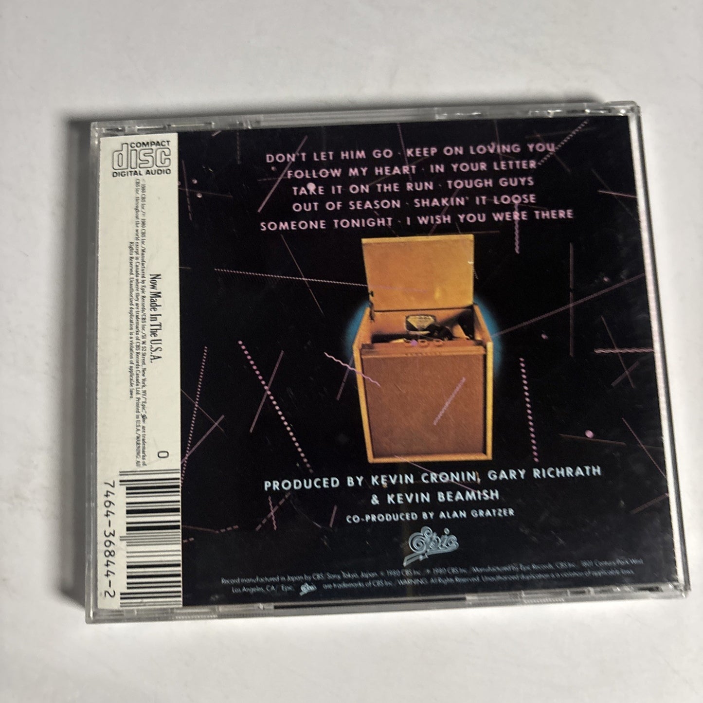 REO Speedwagon – Hi Infidelity (CD, 1990) US EK 36844