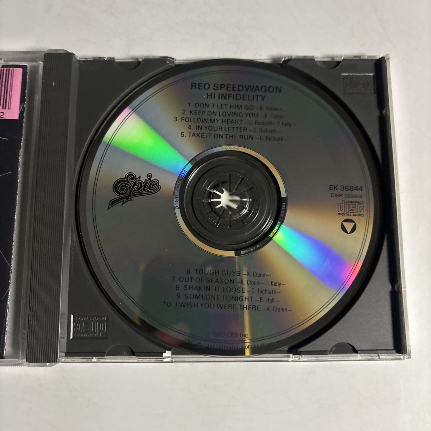 REO Speedwagon – Hi Infidelity (CD, 1990) US EK 36844