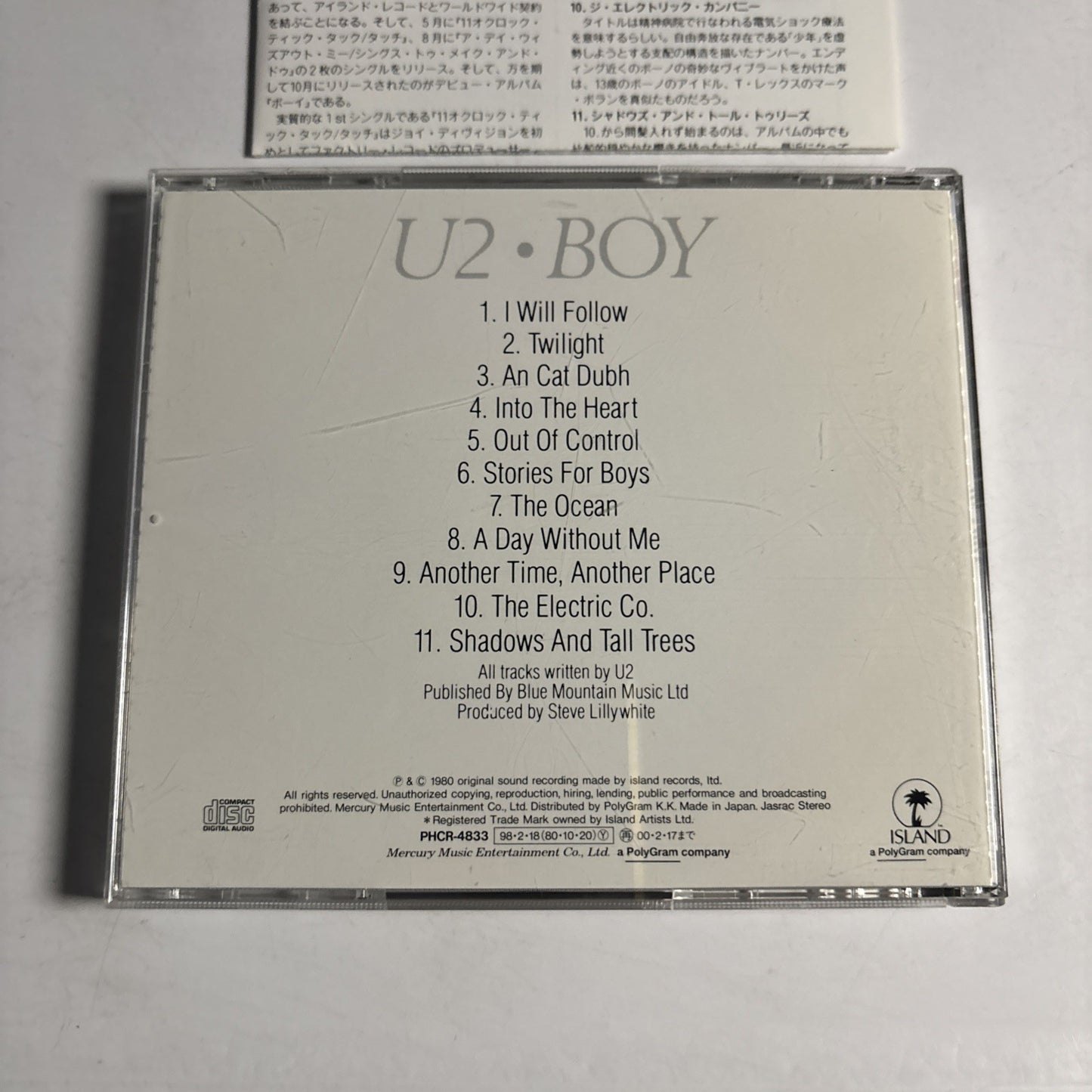U2 – Boy (CD, 1998) Japan PHCR-4833