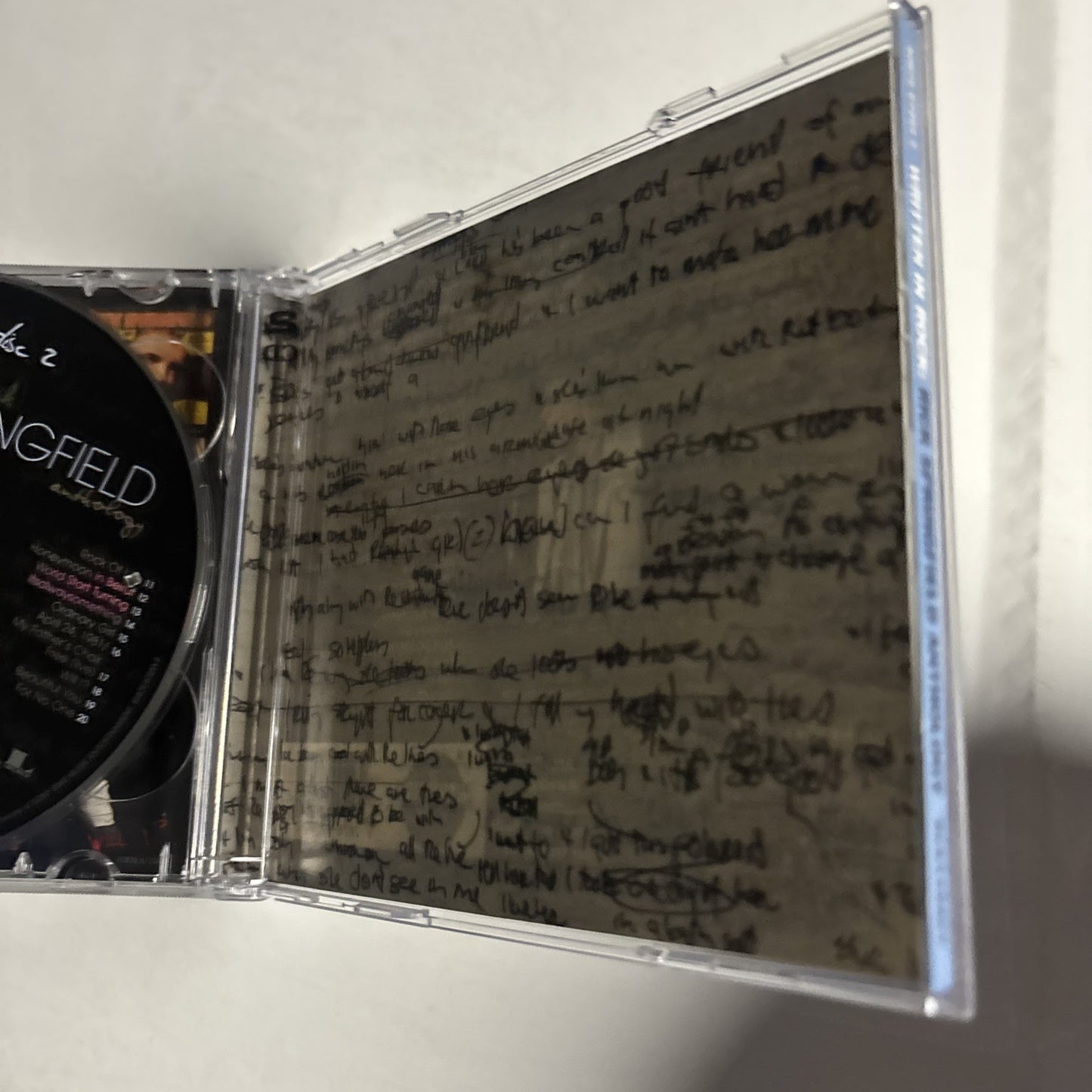 Rick Springfield – Written In Rock: Rick Springfield Anthology (CD, 2005) US