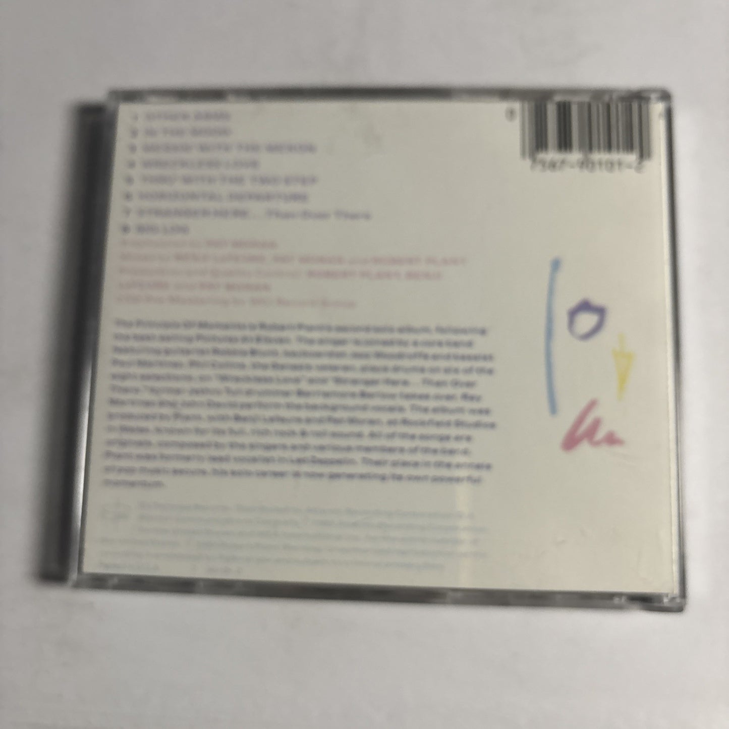 Robert Plant – The Principle Of Moments (CD, 1985) US 7 90101-2