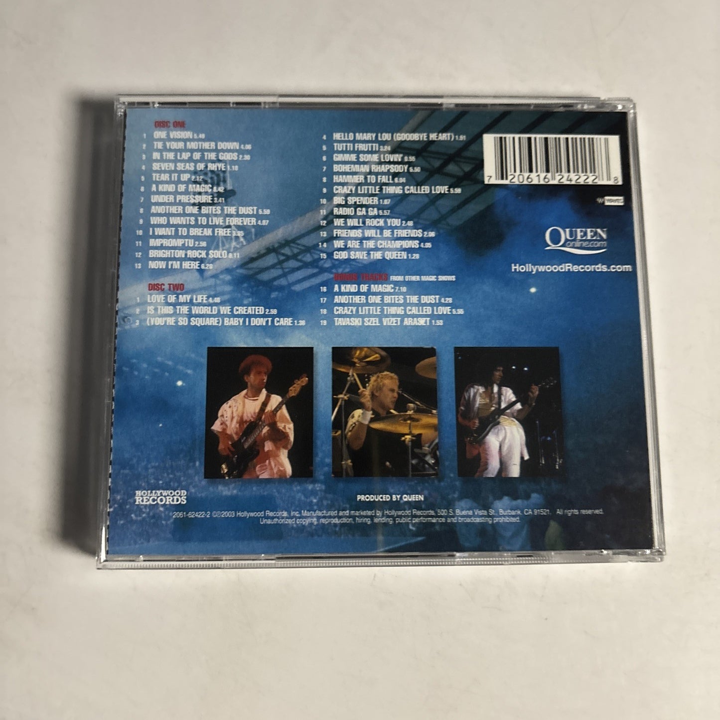 Queen – Live At Wembley Stadium (CD, 2003) US 2061-62422-2