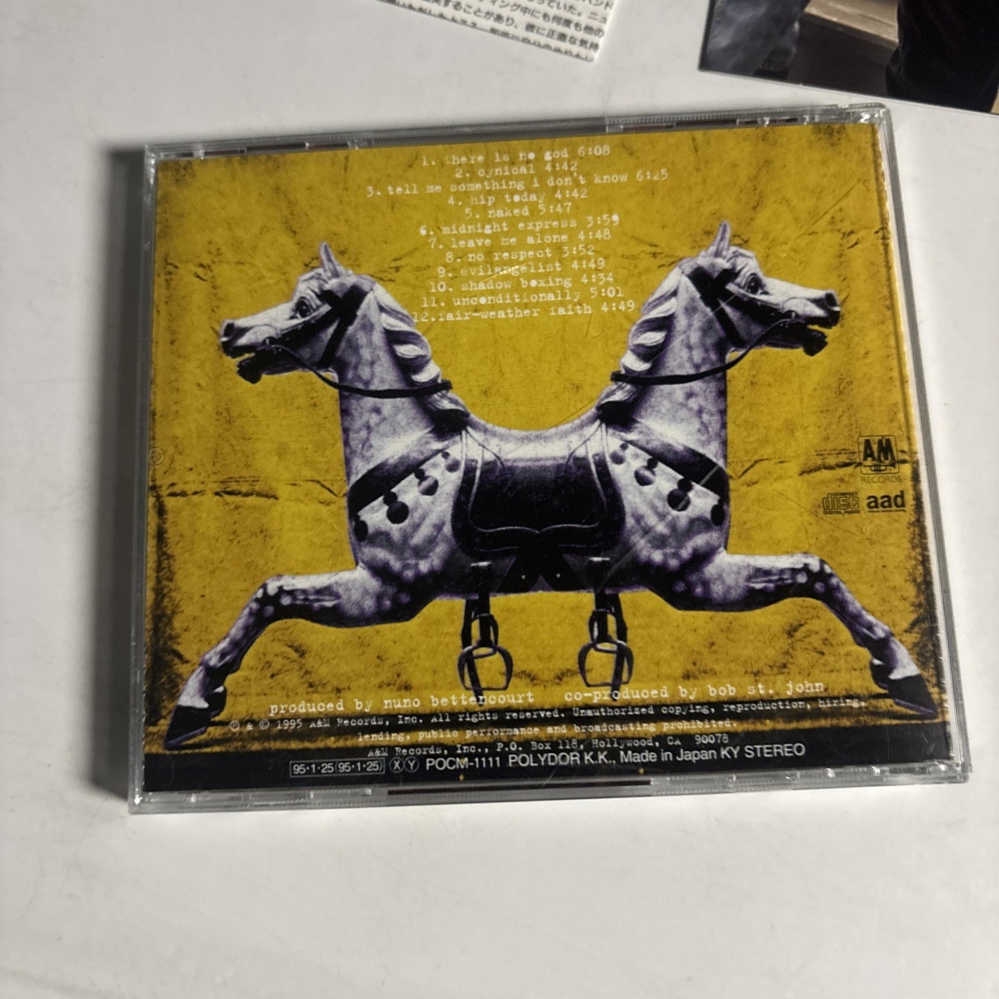 Extreme – Waiting For The Punchline (CD, 1995) Japan POCM-1111