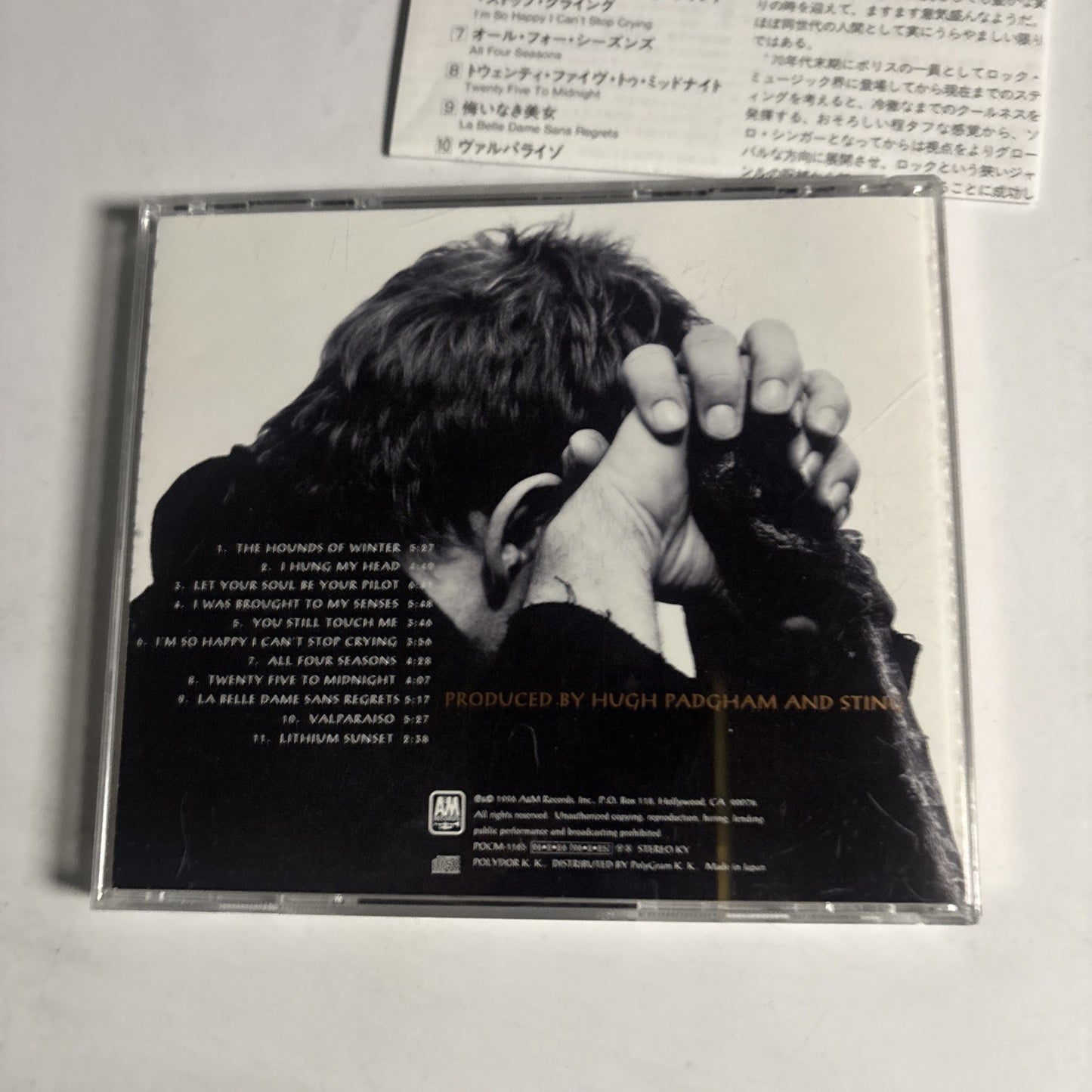 Sting – Mercury Falling (CD, 1996) Japan POCM-1165