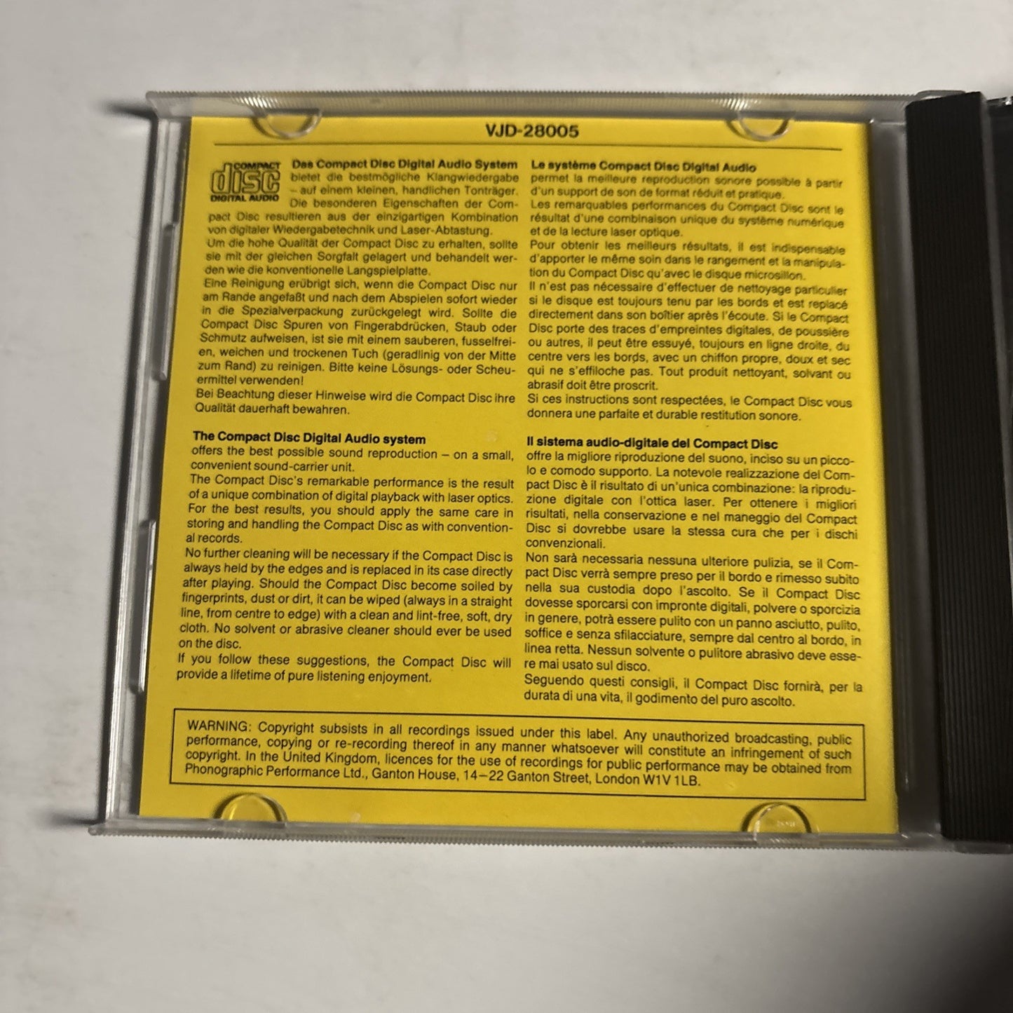 King Crimson – Three Of A Perfect Pair (CD, 1988) Japan VJD-28005